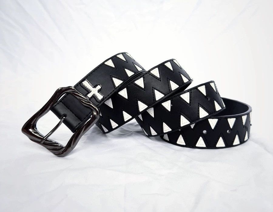 Japanese Brand × Vintage Retro punk rock aesthetic sawtooth cross y2k belt Size ONE SIZE - 5 Thumbnail
