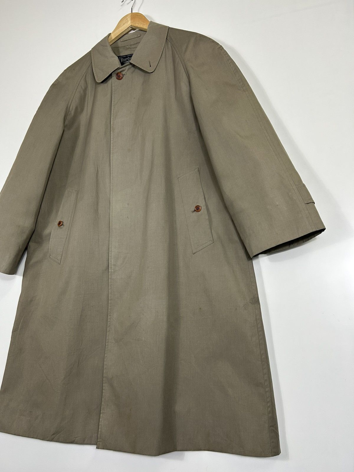 Burberry ⚡️Vintage Burberrys Button Long Coat Jacket Size US M / EU 48-50 / 2 - 3 Thumbnail
