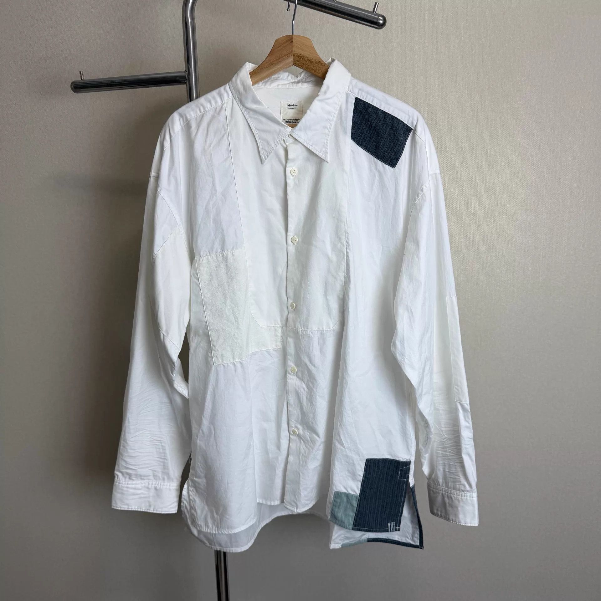 Visvim VISVIM 17SS B.D. Color Blocked Shirt 4 Near New Size US XL / EU 56 / 4 - 1 Thumbnail