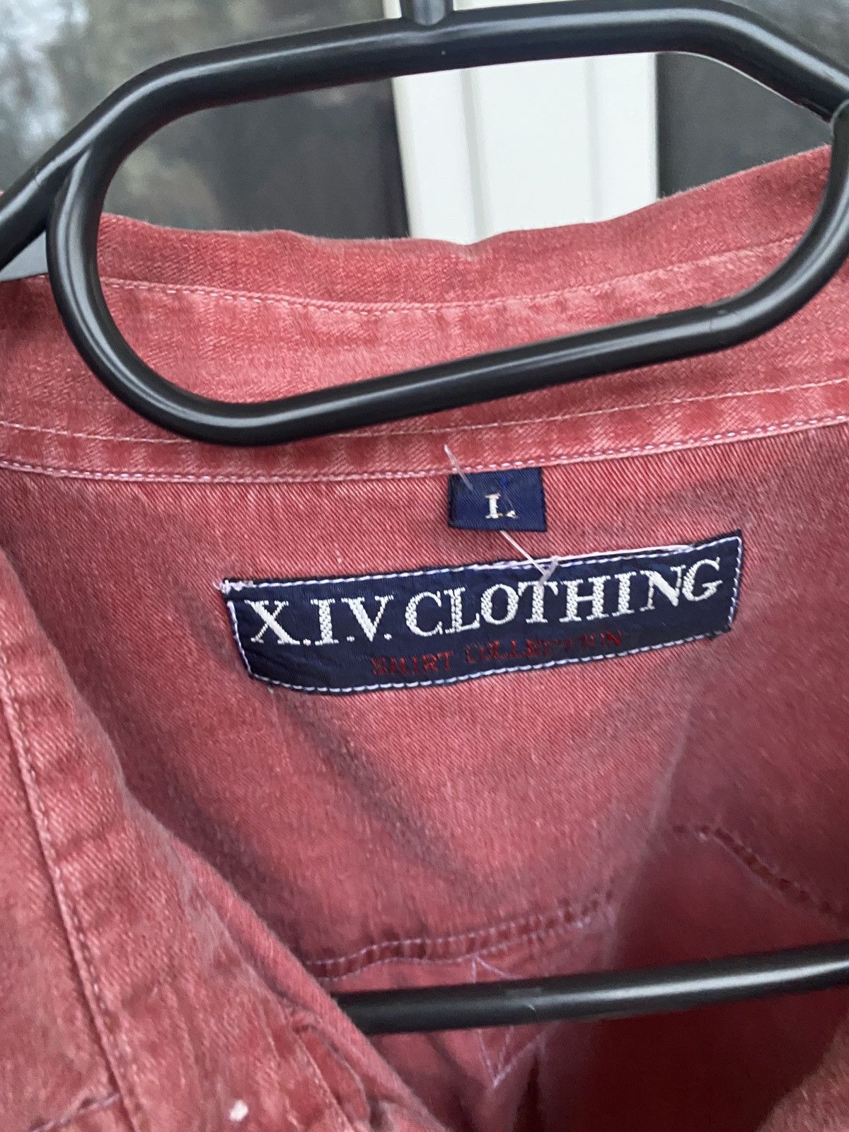 Vintage Cowboy X.I.V. Clothing Washed denim Shirt button up Size US L / EU 52-54 / 3 - 2 Thumbnail