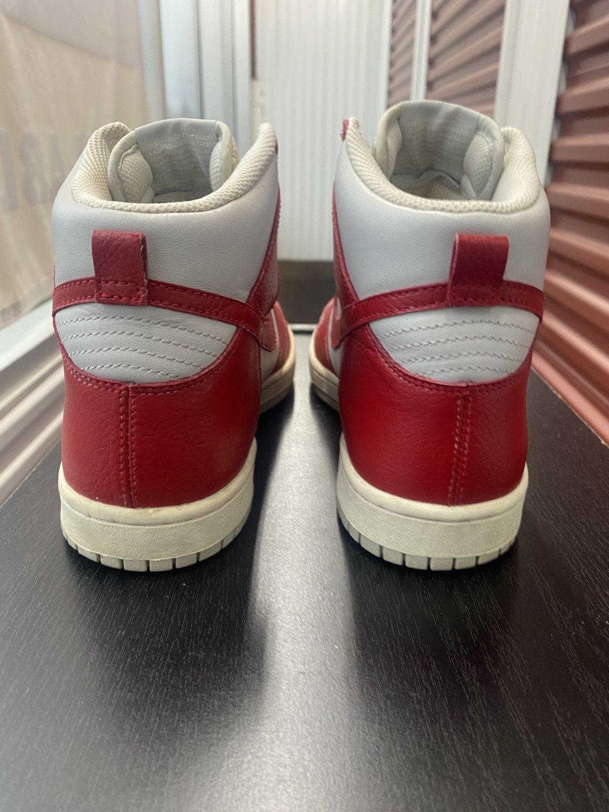 Nike × Vintage Size 9.5 - Nike Dunk High Gym Red Neutral Grey Sail Size US 9.5 / IT 39.5 - 5 Thumbnail