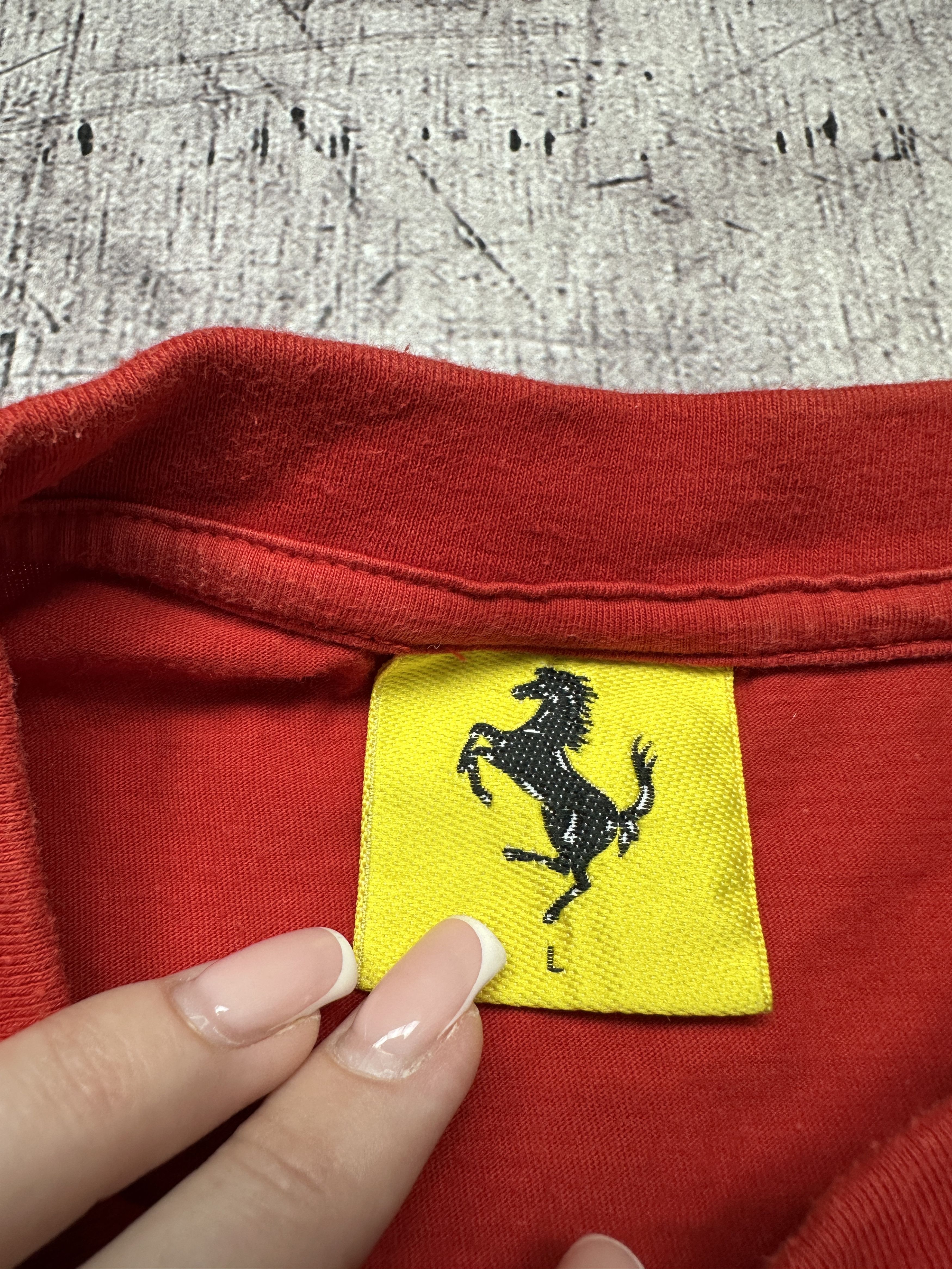 Ferrari Ferrari Racing Team 90s Vintage 1996 Mens T-Shirt Size US L / EU 52-54 / 3 - 6 Thumbnail