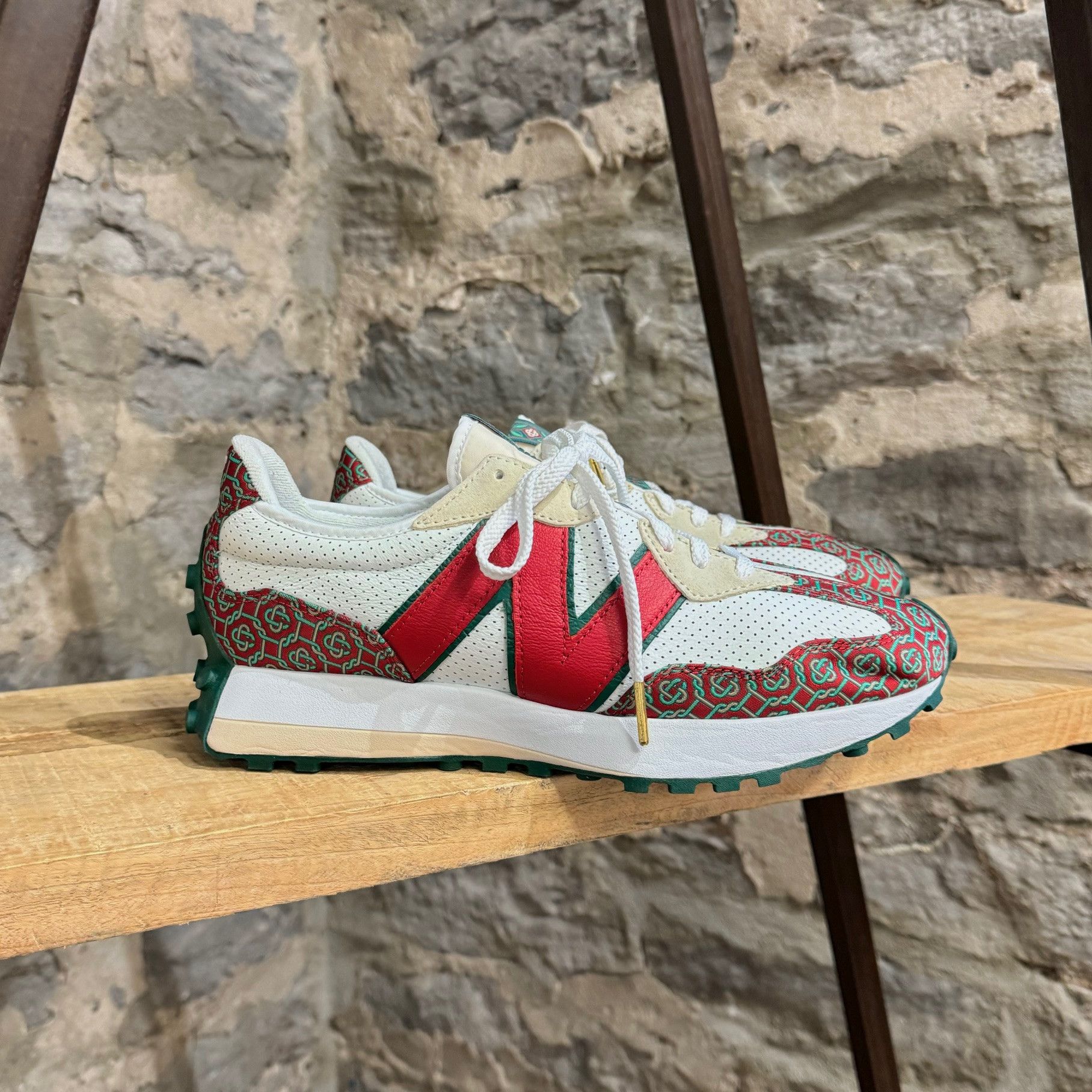 New Balance 827 White Red | Grailed