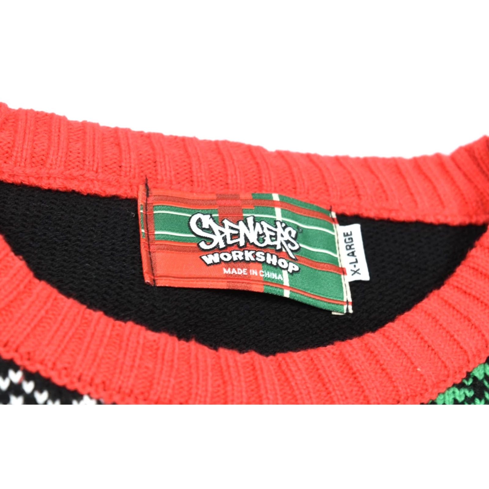 Vintage Spencers Rick & Morty Christmas Sweater Mens XL Light-Up Human Holiday Knit Size US XL / EU 56 / 4 - 7 Thumbnail