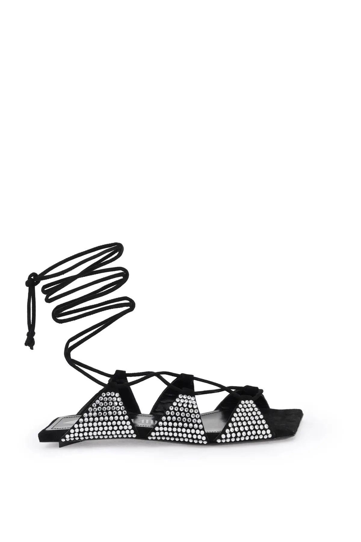 image of The Attico O1S22I1N1223 Reneè Sandals In Black, Women's (Size 8)