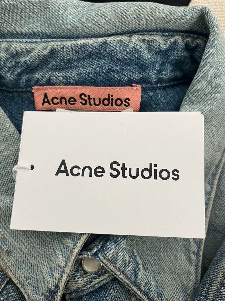 Acne Studios Acne Studios Mud-dyed faux old button denim jacket Size US L / EU 52-54 / 3 - 5 Thumbnail