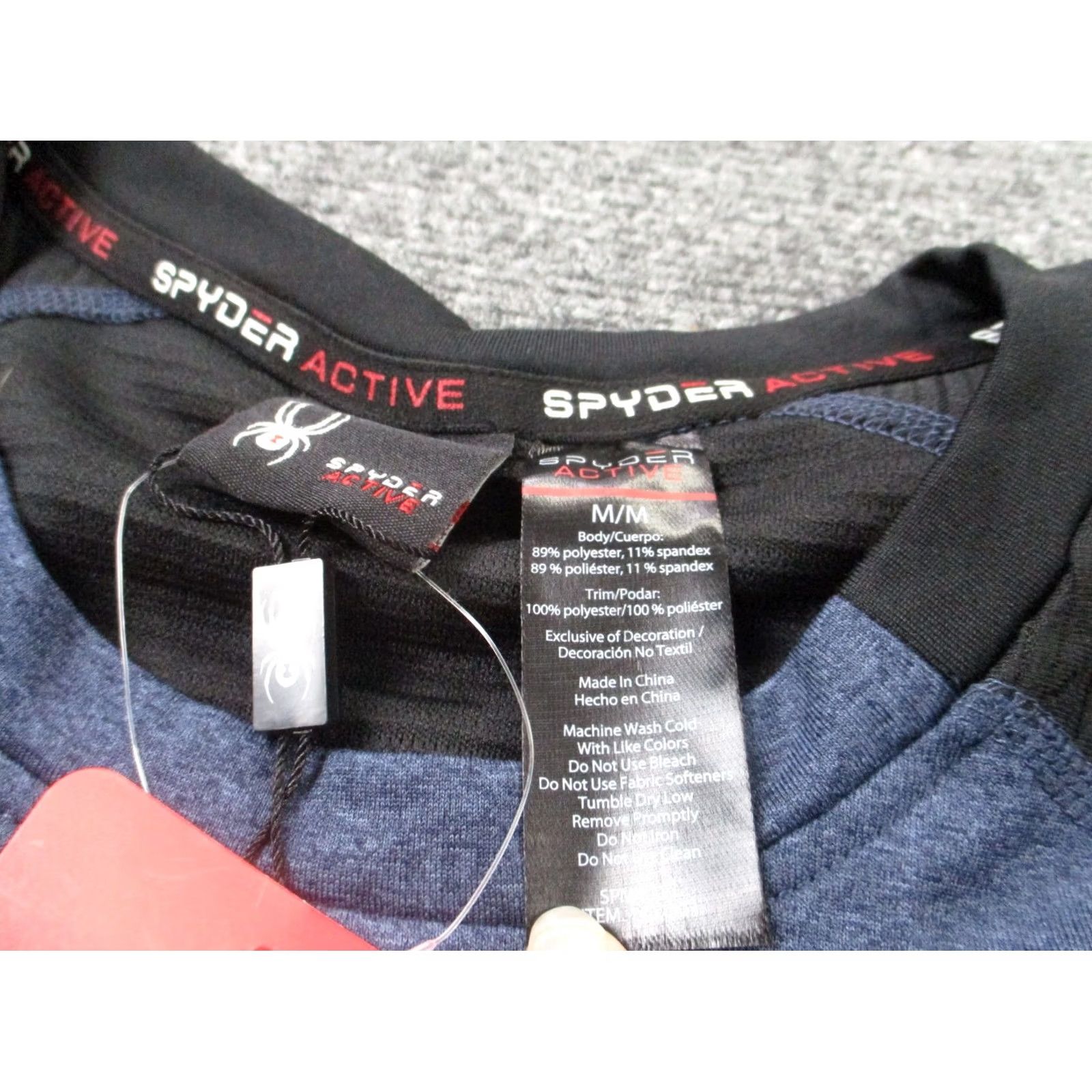Spyder Spyder Shirt Mens M Active Sport Athletic Reflective Performance Track Logo NEW Size US M / EU 48-50 / 2 - 6 Thumbnail