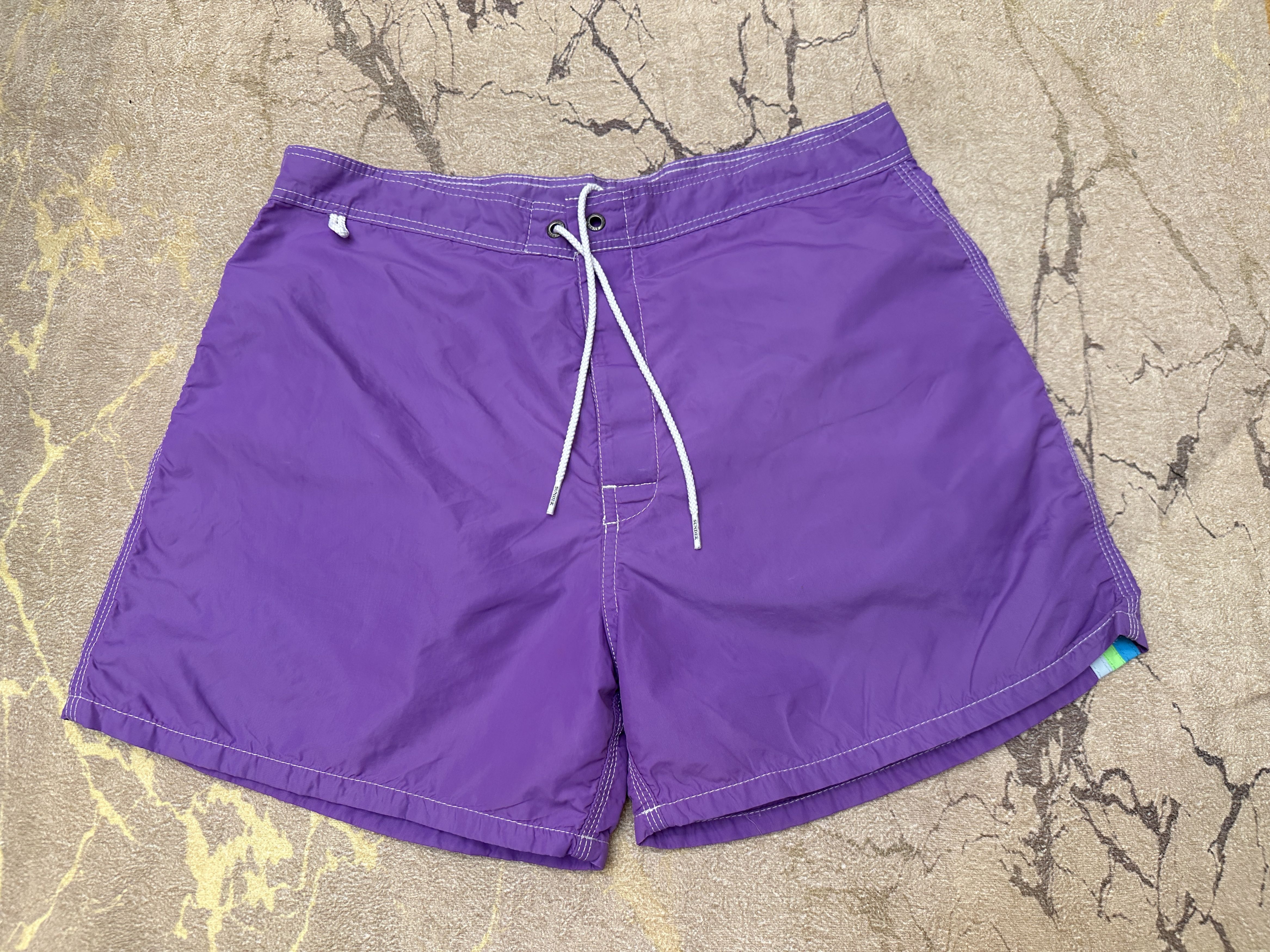 Sundek Sundek 33 Beach Board Shorts Trunks Bath Suit Size 33 S Size US 33 - 3 Thumbnail