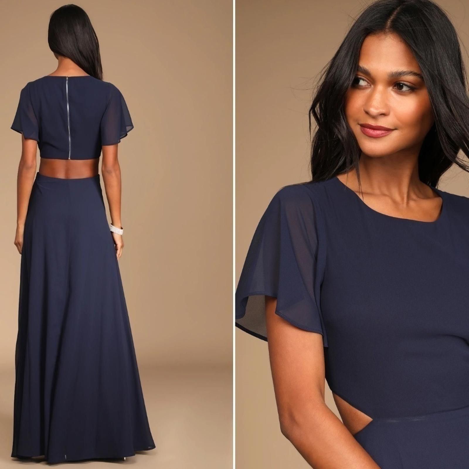 Lulus LULUS Elegant Wedding Bridesmaid Romantic Flowy Chic Maxi Size S / US 4 / IT 40 - 3 Thumbnail