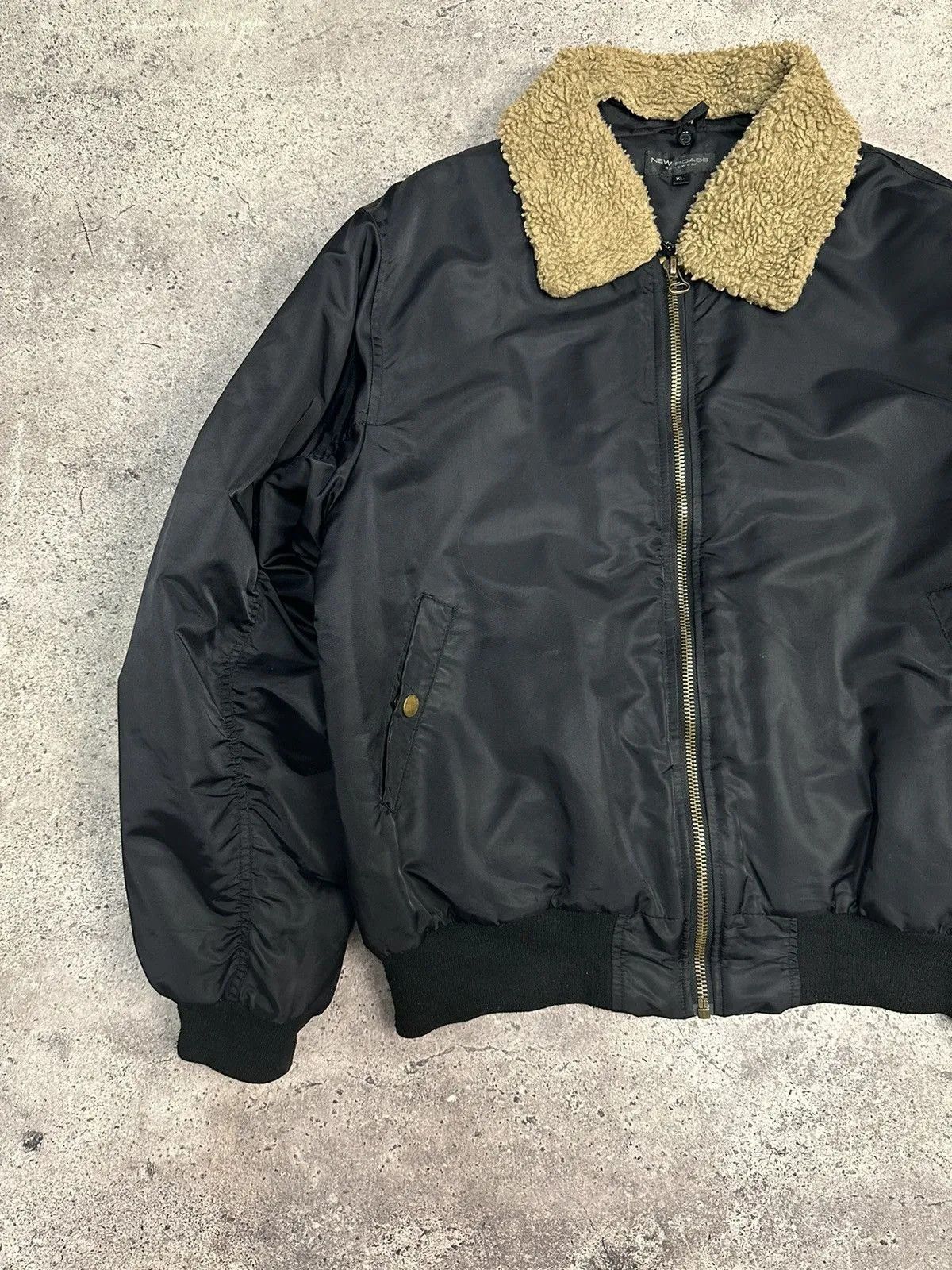 Alpha Industries Vintage Nylon MA-1 jacket alpha bombers black y2k japan Size US XL / EU 56 / 4 - 7 Thumbnail