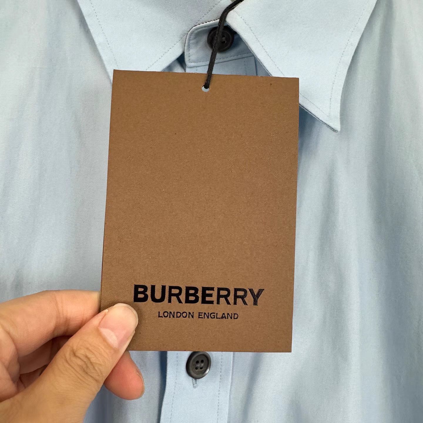 Burberry Burberry Equestrian Knight Logo Long Sleeve Shirt K12 Size US XL / EU 56 / 4 - 4 Thumbnail