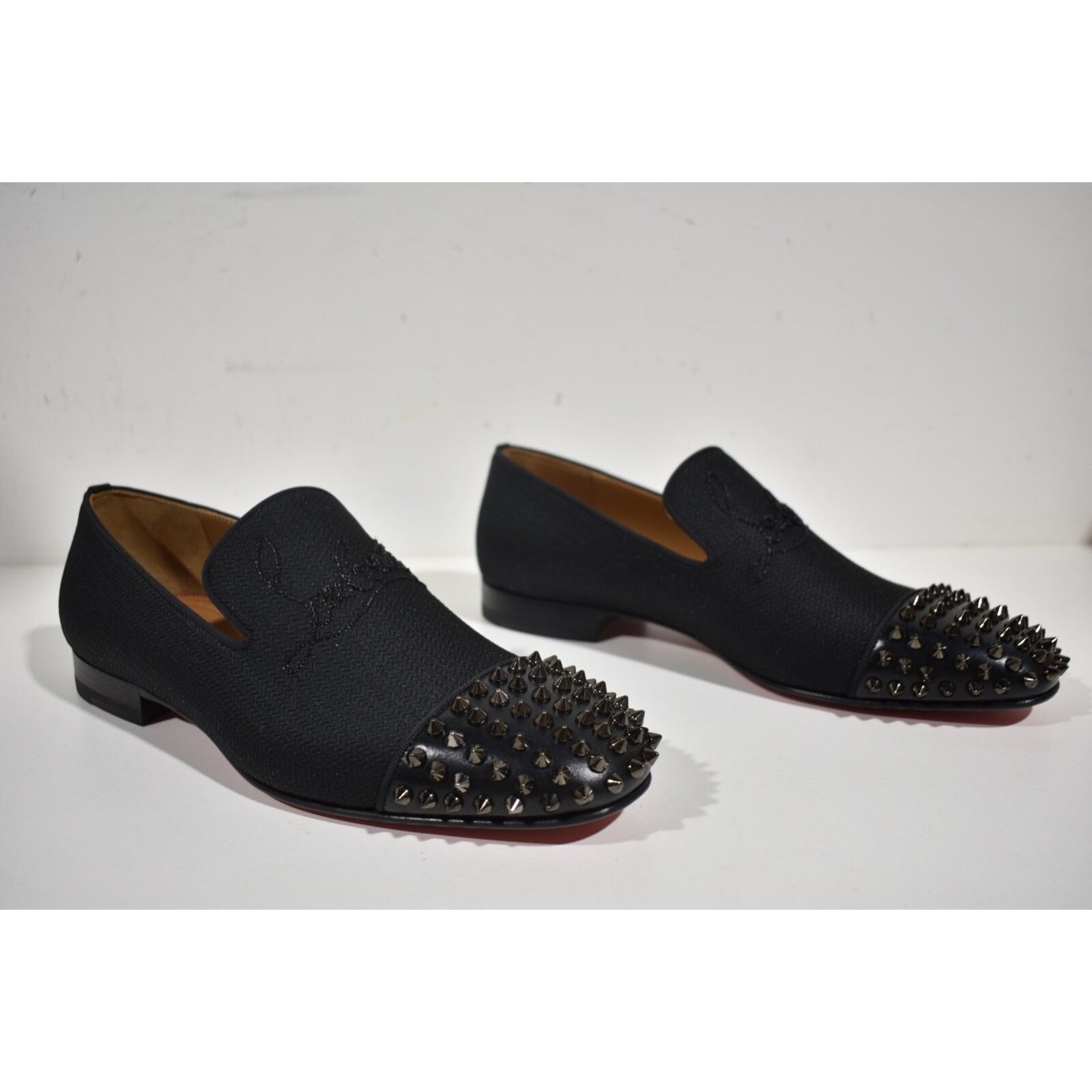 Christian Louboutin Christian Louboutin Black Spike Oxford Dress Loafer 42 9 Size US 9 / EU 42 - 4 Thumbnail