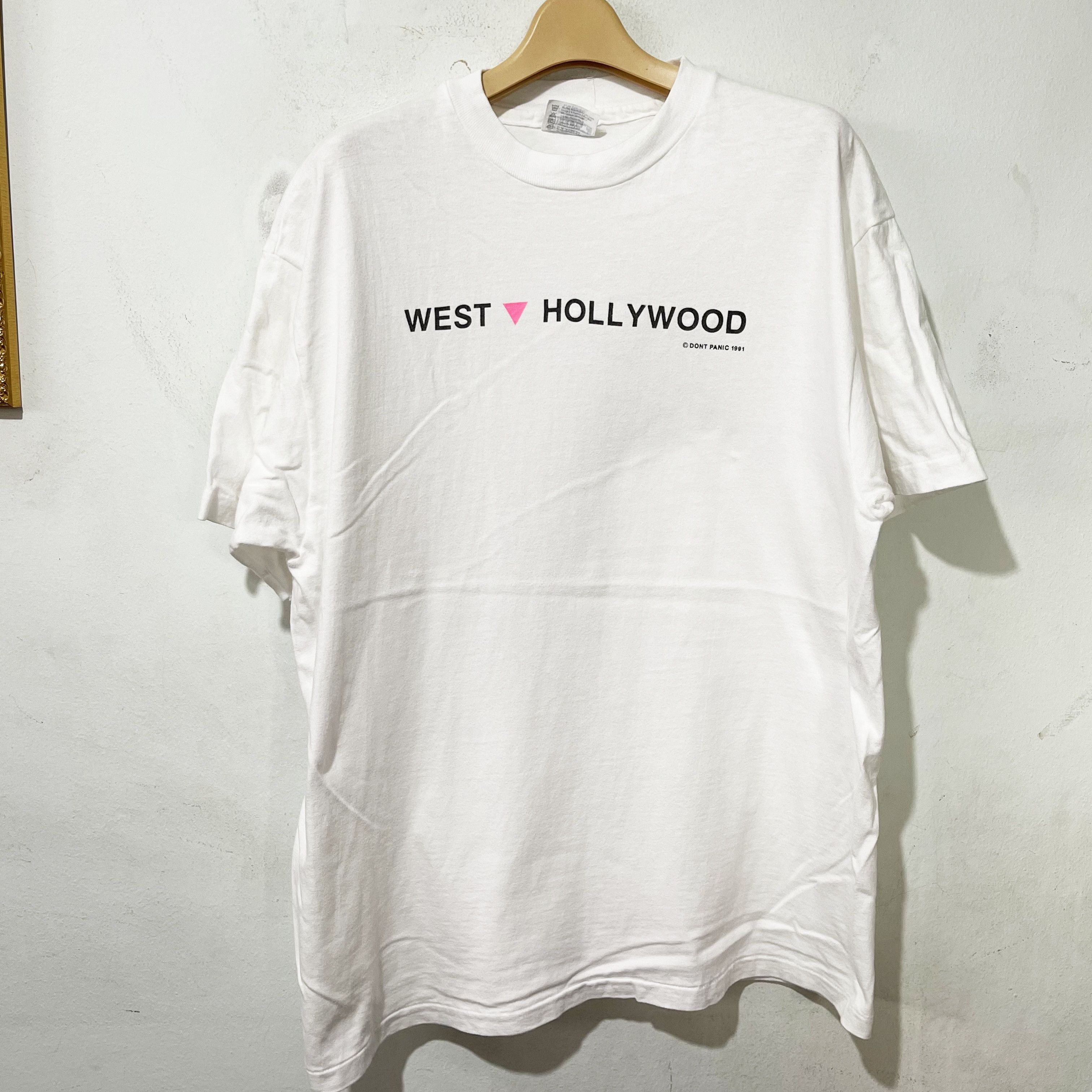 Vintage Vintage 1991 West Hollywood T-Shirt Size US L / EU 52-54 / 3 - 1 Thumbnail