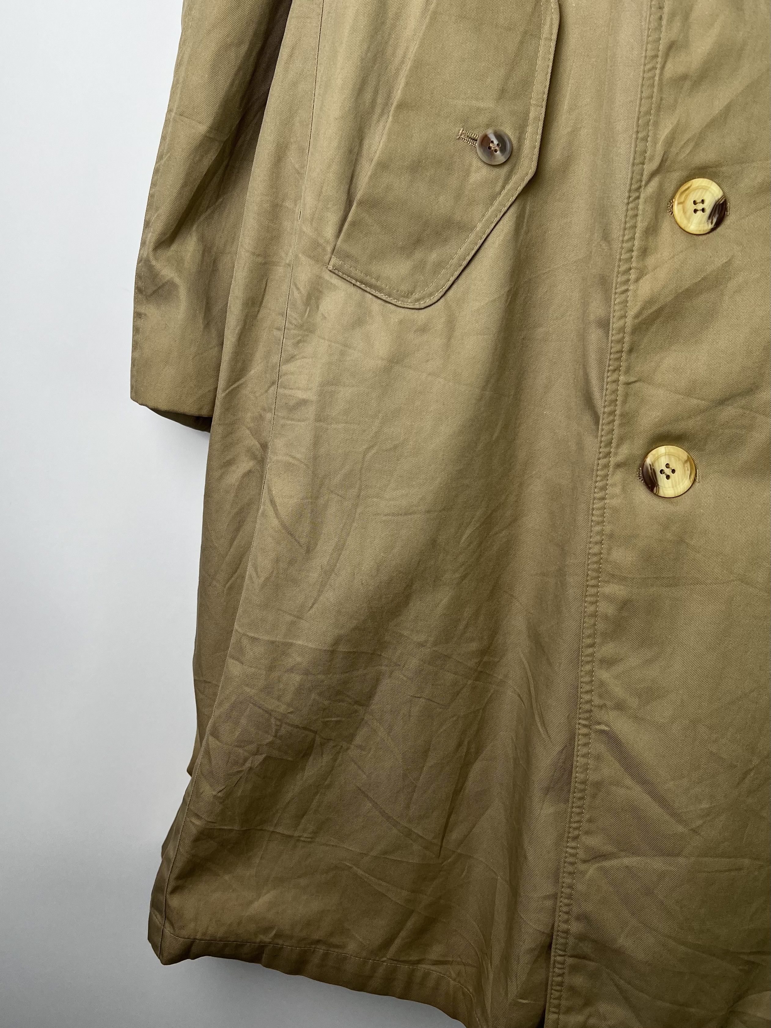Burberry BURBERRY VINTAGE TRENCH COAT DOUBLE BREAST BEIGE Size US XXL / EU 58 / 5 - 5 Thumbnail