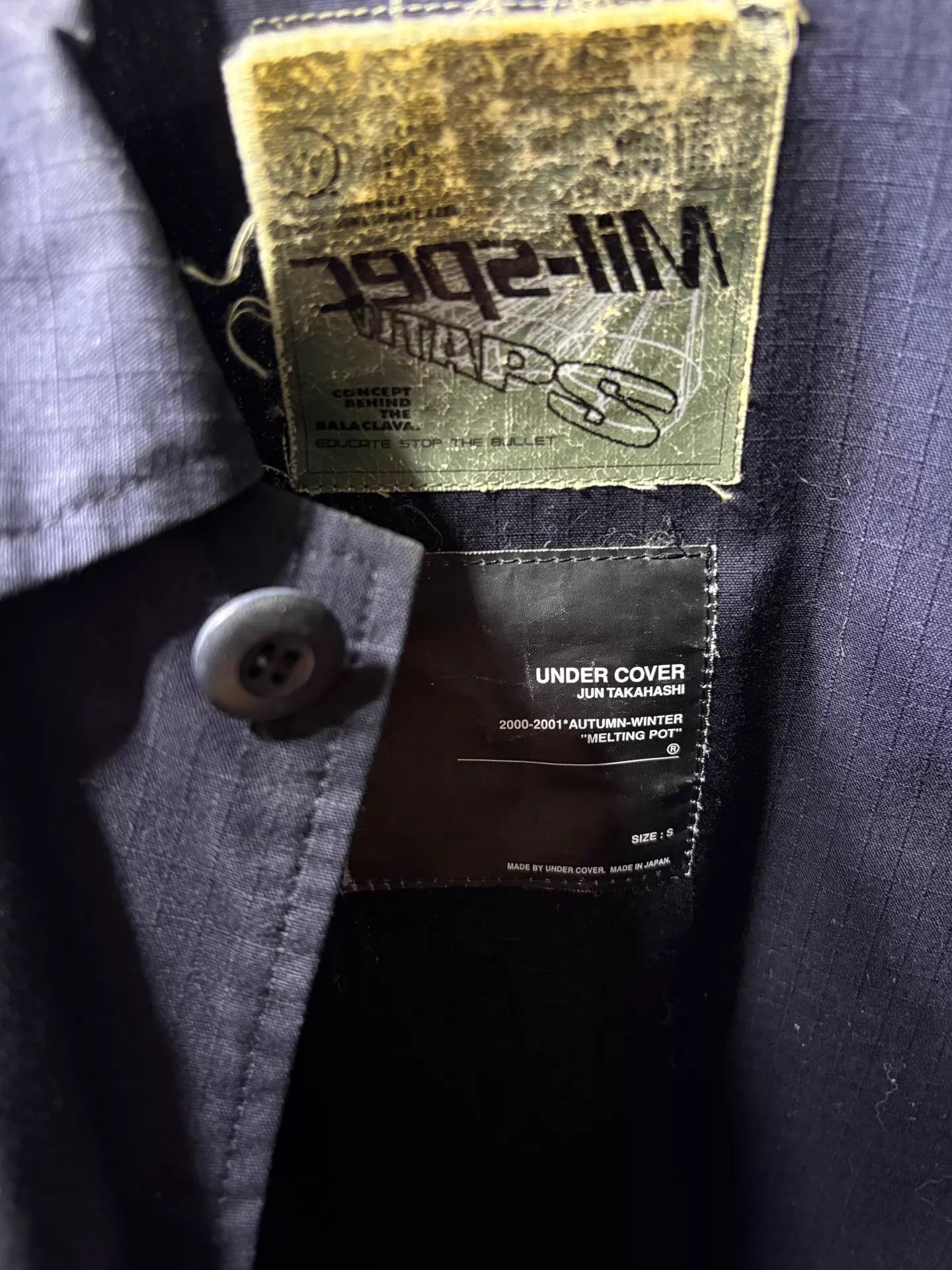 Undercover Undercover x Wtaps 01ss 4-Pocket Bone Jacket Size US S / EU 44-46 / 1 - 3 Thumbnail