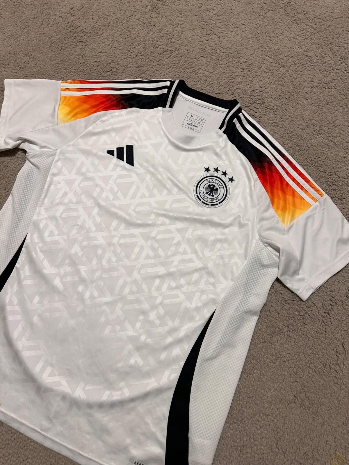 Adidas Germany 2024 Adidas Home Football Shirt Soccer Jersey XL Size US XL / EU 56 / 4 - 2 Thumbnail