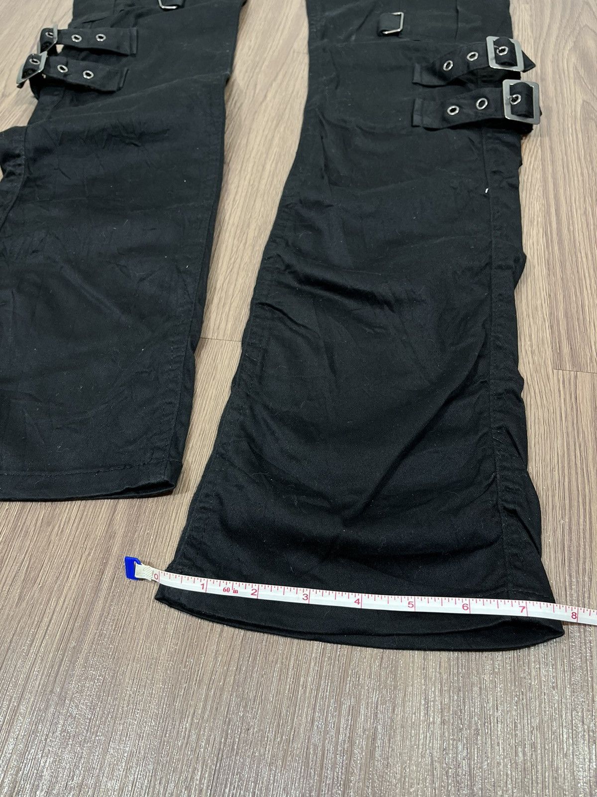 If Six Was Nine × Japanese Brand Berning Sho Leopard Strap Bondage Pants Size US 31 - 18 Thumbnail