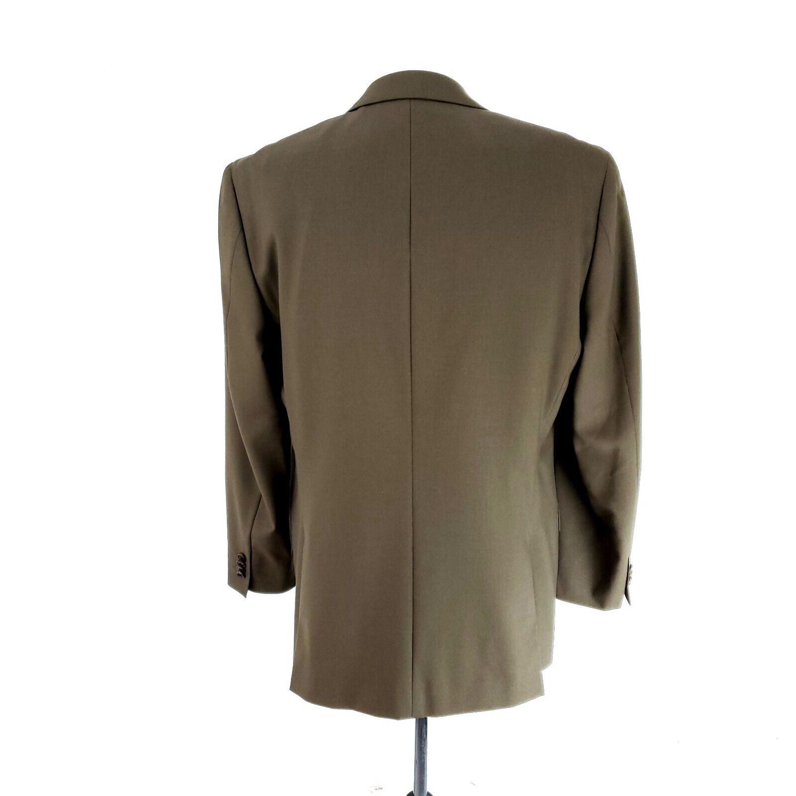 Michael Kors Michael Kors Wool 2 Button Blazer 40R Green Beige Size 40R - 5 Thumbnail