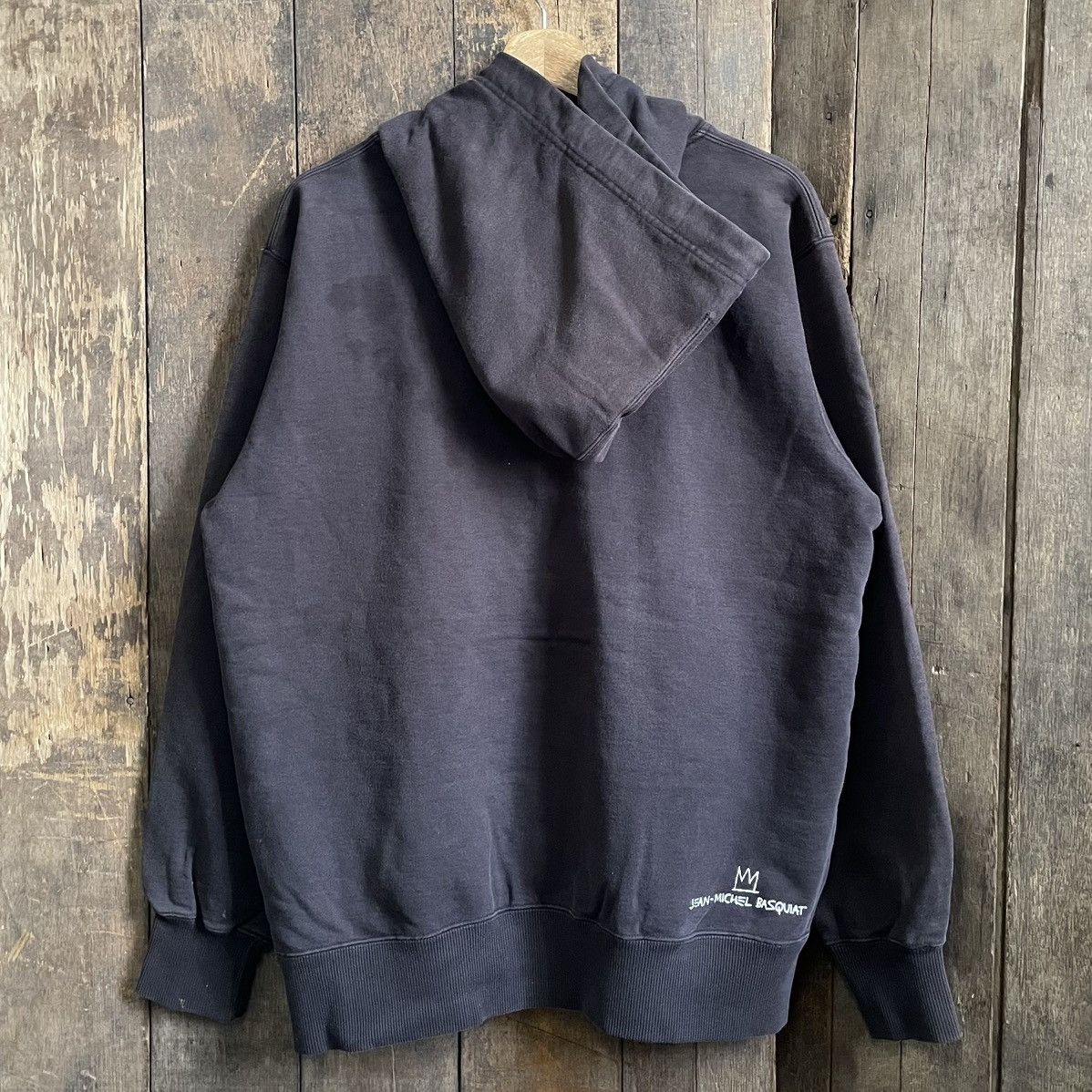 Jean-Michel Basquiat × Uniqlo Jean Michel Basquiat Sunfaded Hoodie Size US L / EU 52-54 / 3 - 2 Thumbnail