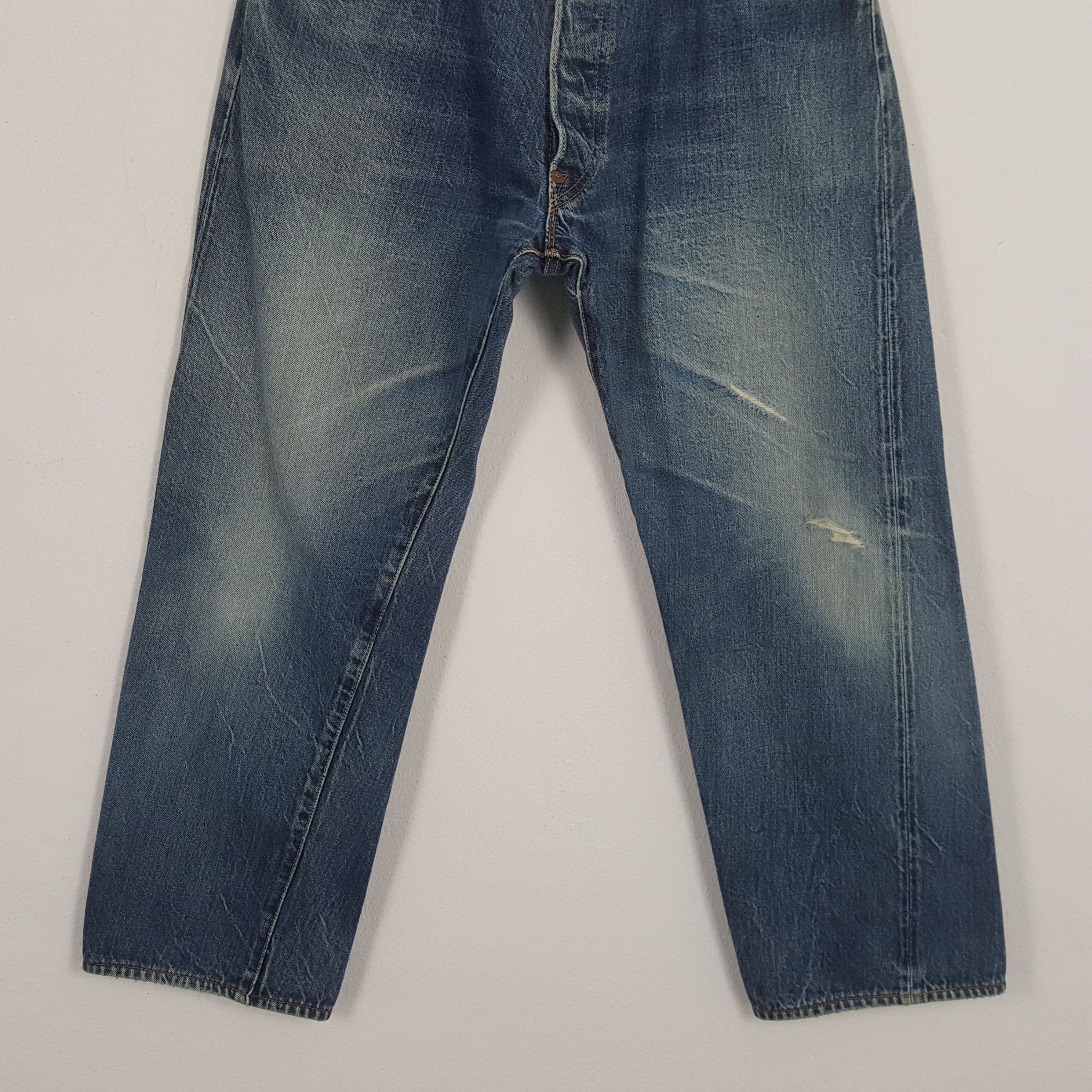 Evisu × Japanese Brand × Vintage Vintage EVISU Japanese Brand Daicock Custom Distressed Jean Size US 32 / EU 48 - 6 Thumbnail