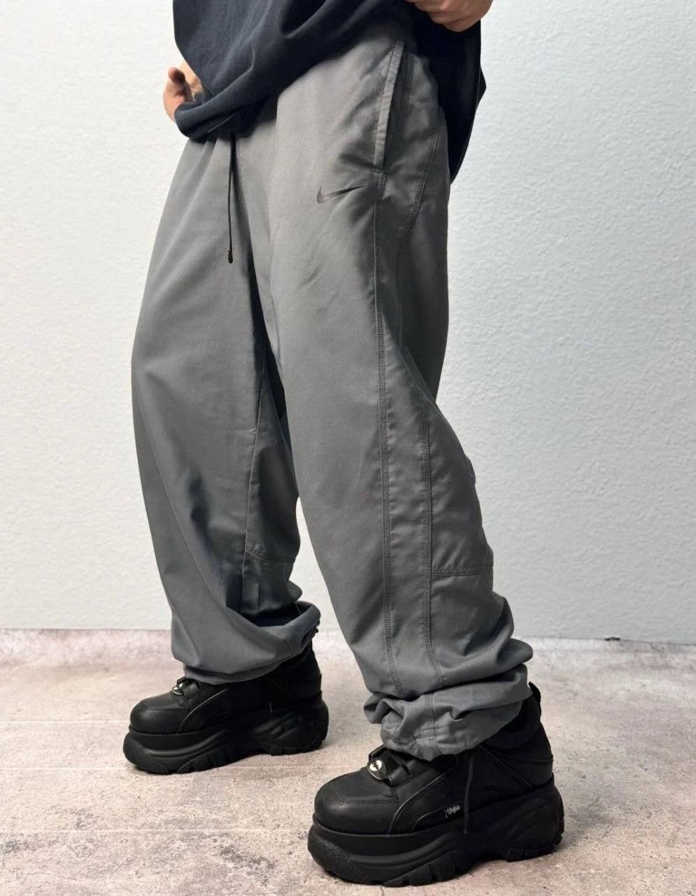 Nike × Vintage Nike Cargo Baggy Fit Pants Vintage Drill Size US 34 / EU 50 - 1 Thumbnail