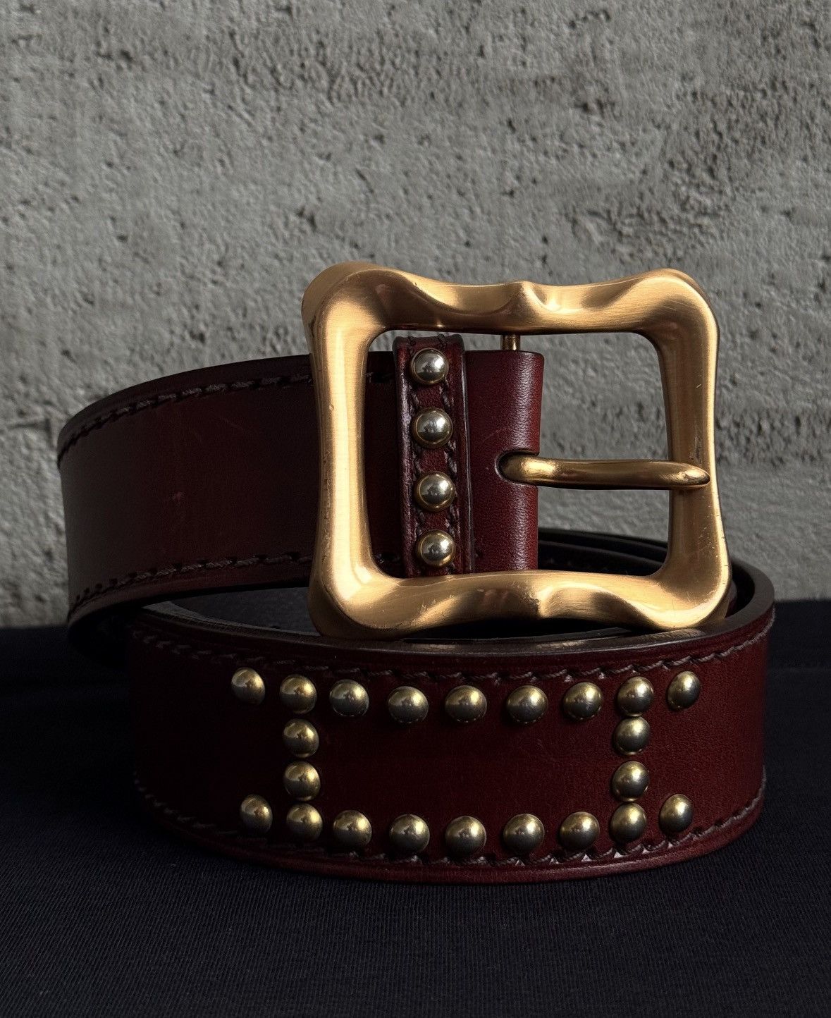 Prada Prada Milano Studded Leather Belt FW 2009/2010 Size ONE SIZE - 1 Thumbnail