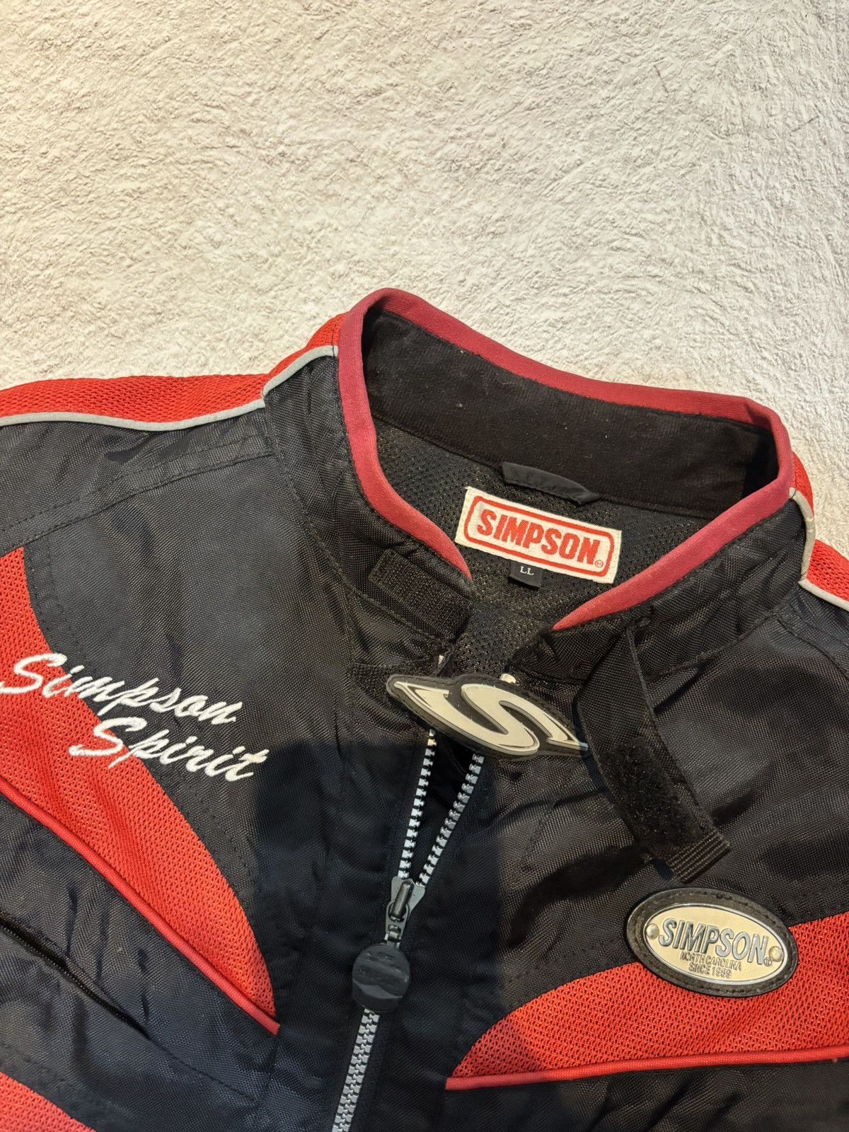 Japanese Brand Simpson racing jacket mesh vintage Size US L / EU 52-54 / 3 - 4 Thumbnail