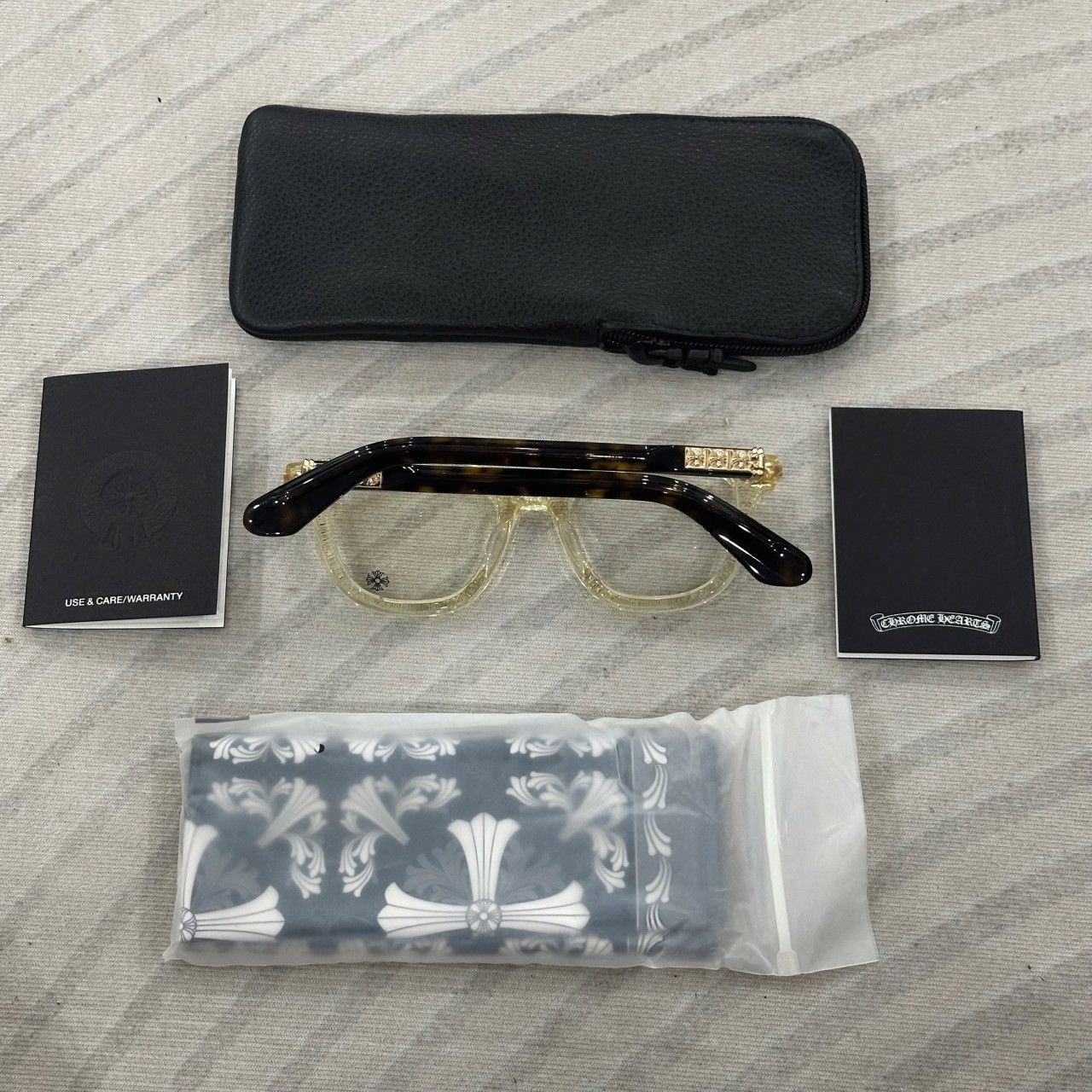 Chrome Hearts CHROME HEARTS SMOKE SHOW PALE ALE - DARK TORTOISE Size ONE SIZE - 3 Thumbnail