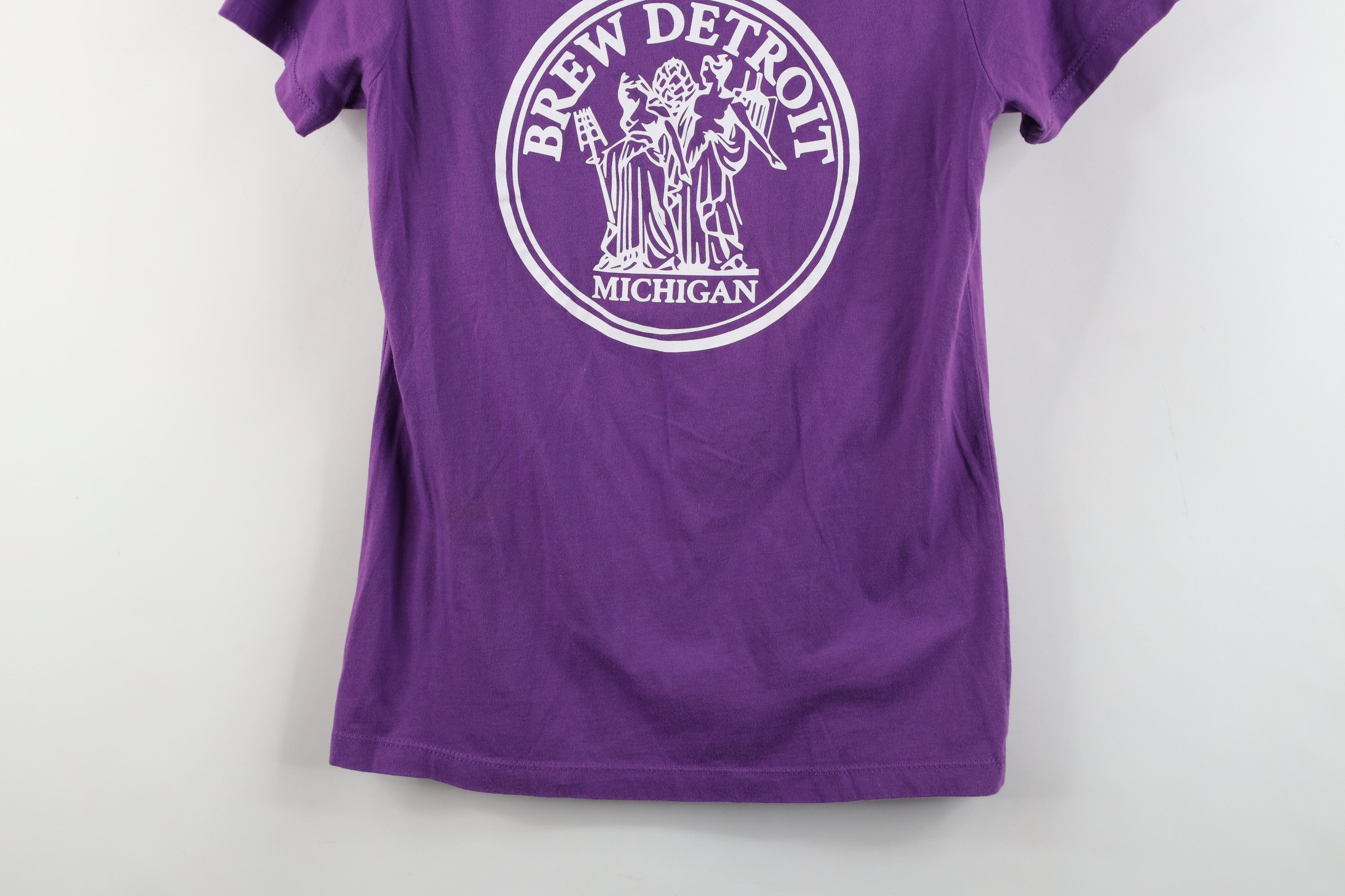 Vintage Vintage Y2K Streetwear Brew Detroit Michigan Beer T-Shirt Size M / US 6-8 / IT 42-44 - 3 Thumbnail