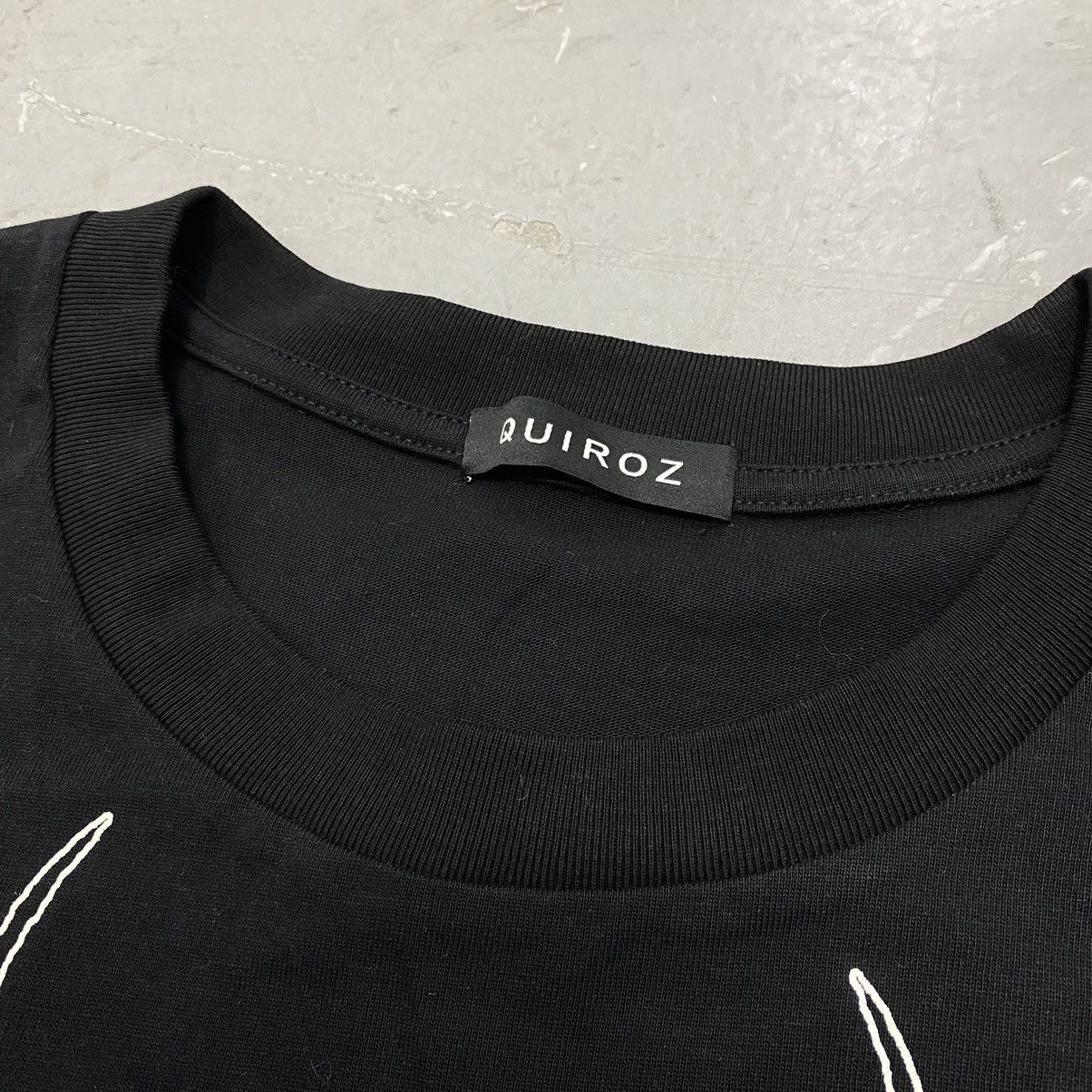 Band Tees × Japanese Brand Quiroz Y2K Boxy Undersleeve Gothic Grunge 666 Metal Tee Size US M / EU 48-50 / 2 - 5 Thumbnail
