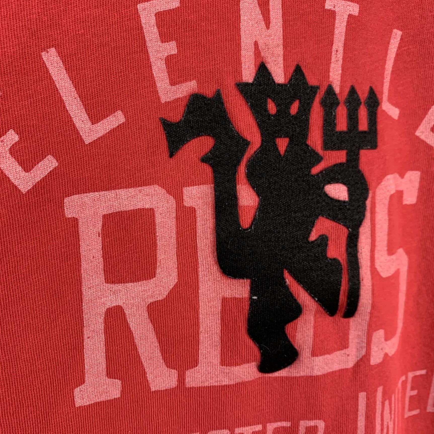 Nike Nike Manchester United Relentless Reds Devil Graphic T-Shirt Men's Red Slim Fit Size US M / EU 48-50 / 2 - 3 Thumbnail