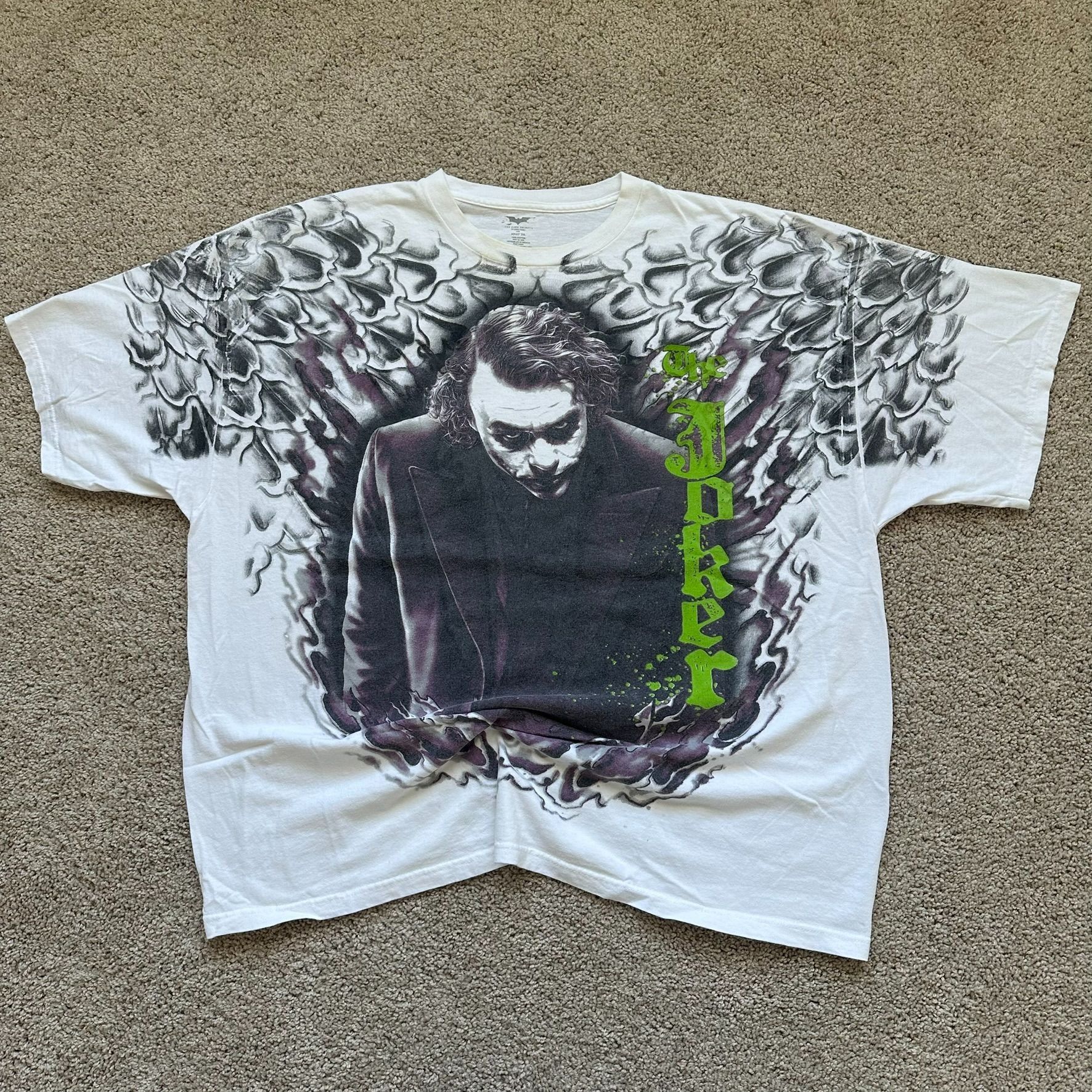 DC Comics Vintage Y2K Dark Knight Joker AOP T-Shirt All Over Print Hea Size US XXL / EU 58 / 5 - 1 Thumbnail
