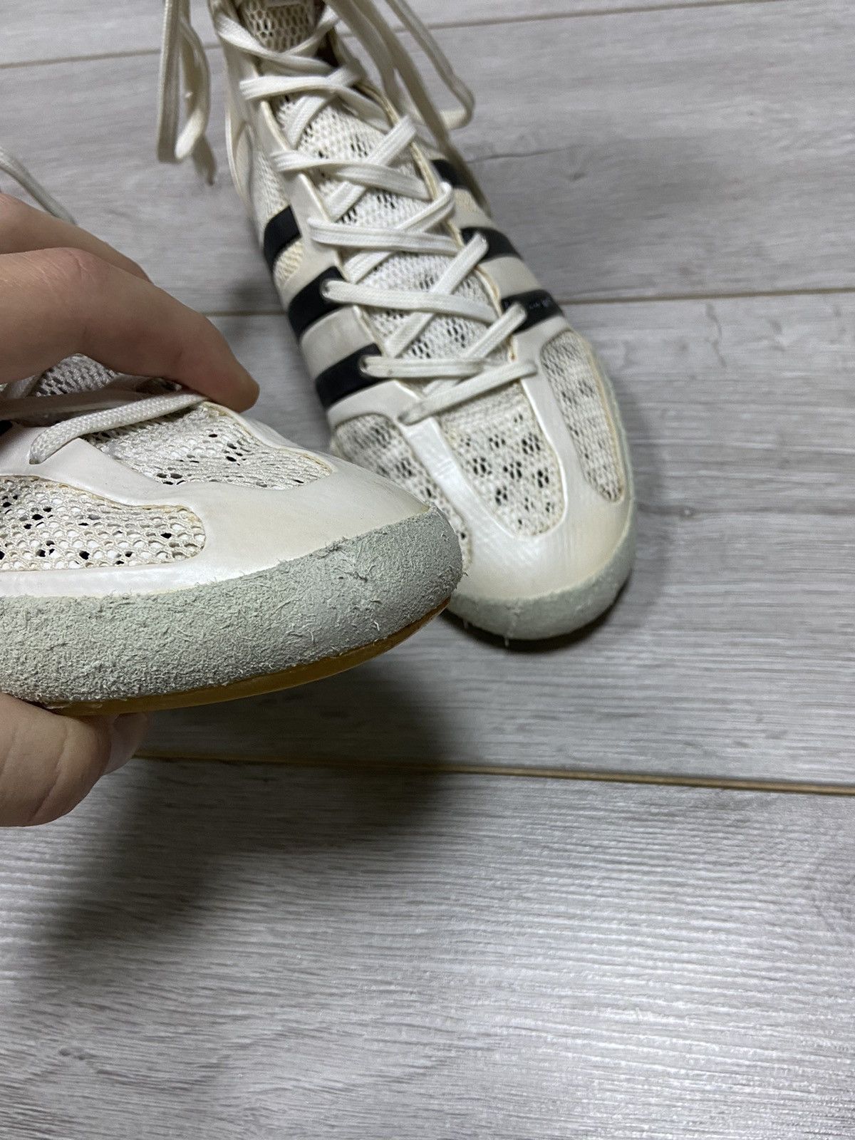 Adidas Adidas boxing high mesh sneakers boots Size US 8.5 / EU 41-42 - 11 Thumbnail