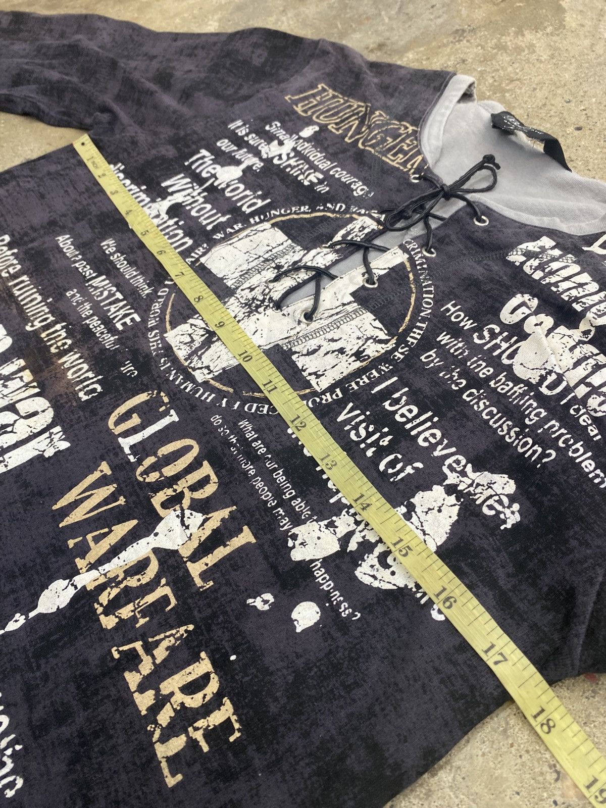 Hysteric Glamour stop war prayer to peace beaumere japanese grunge LS Size US M / EU 48-50 / 2 - 16 Thumbnail