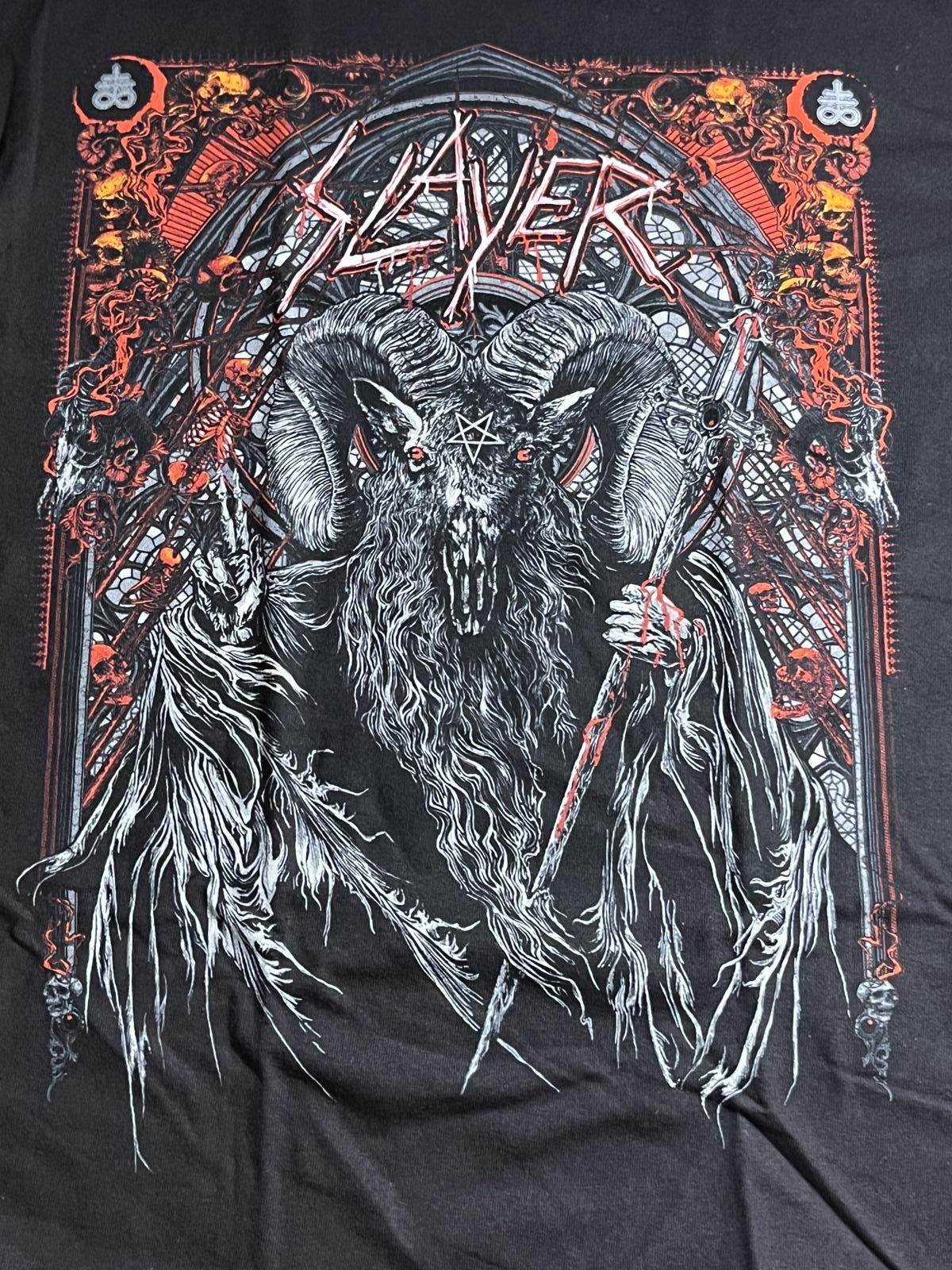 Designer Slayer T-shirt - Slayer Baphomet 2018 World Tour Tee M Size US M / EU 48-50 / 2 - 4 Thumbnail