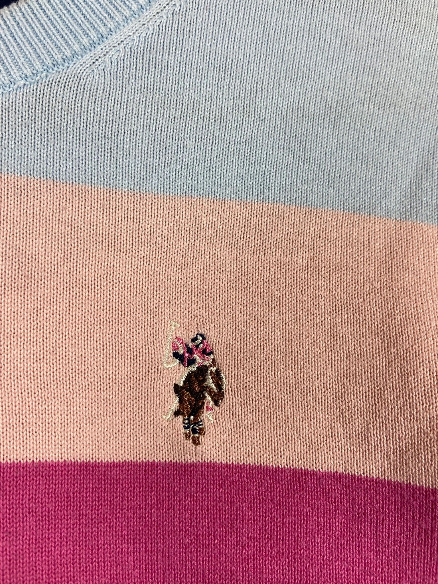 U.S. Polo Assn. U.S. Polo Assn. Stripe Knit Sweater Colorful Size M Size M / US 6-8 / IT 42-44 - 2 Thumbnail