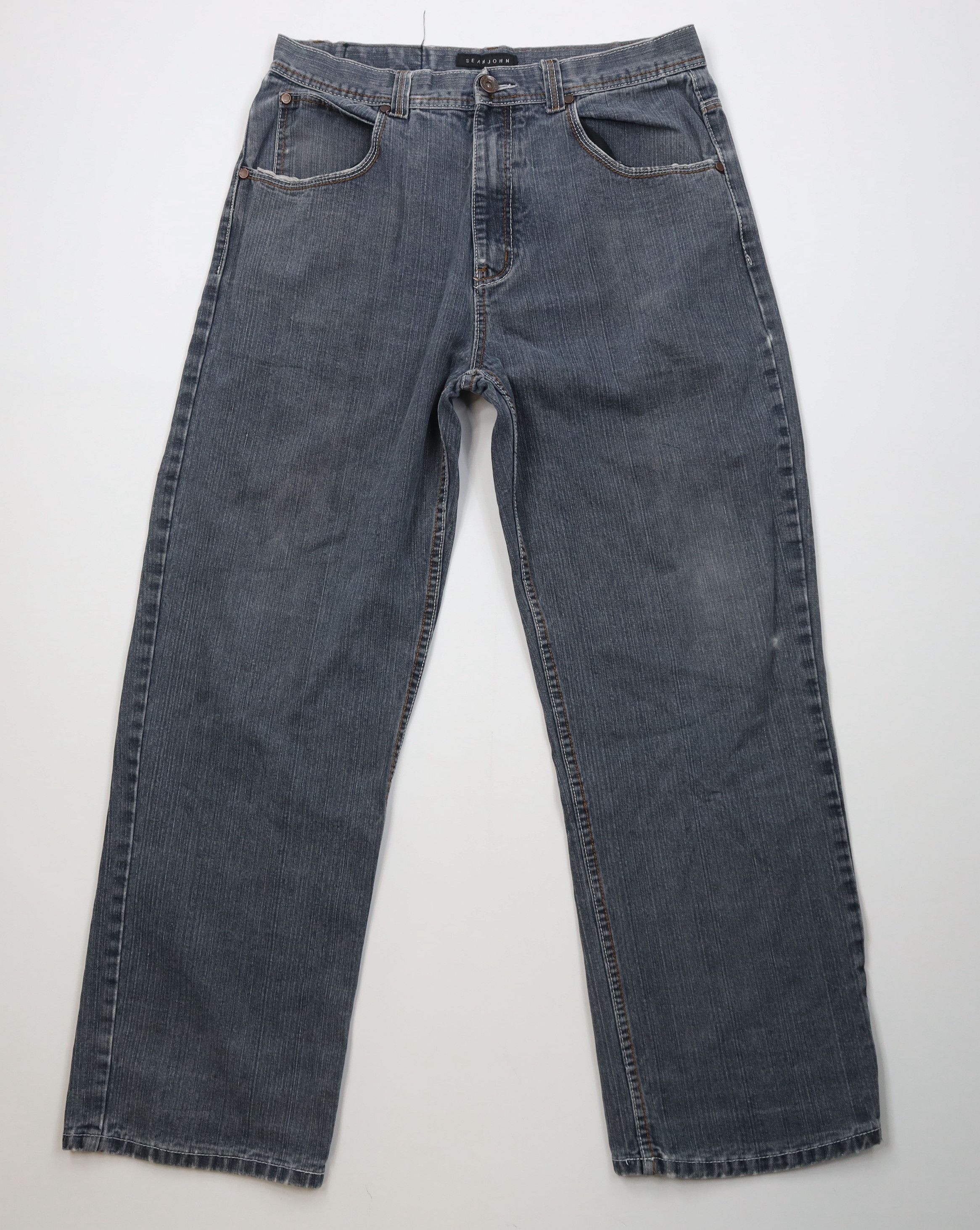 Sean John Vtg Y2K Sean John Jeans Mens 38x32 Blue Relaxed Fit Wide