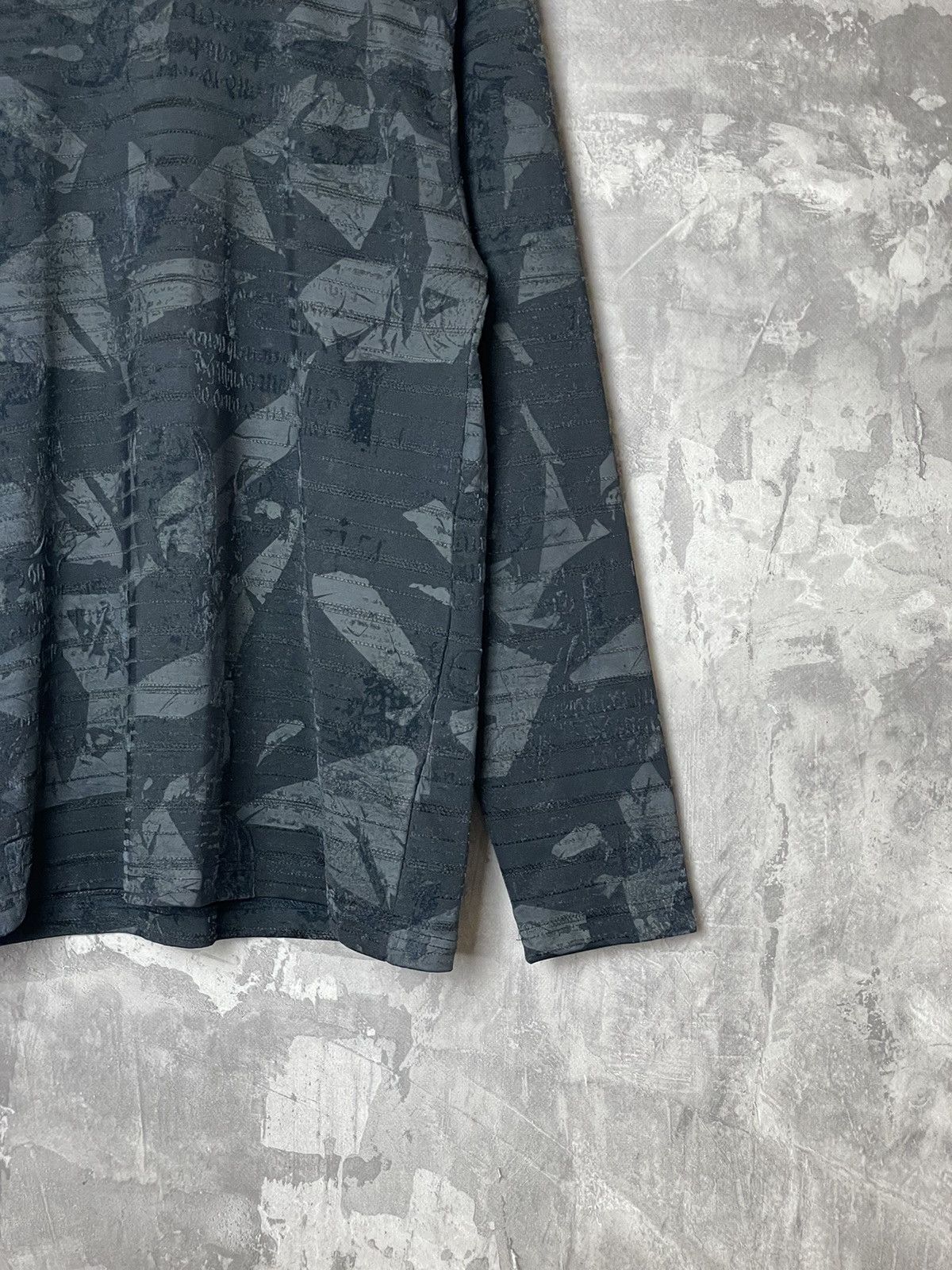 Japanese Brand × Vintage Vintage Jean Paul Gaultier style Overprint Long Sleeve Size US L / EU 52-54 / 3 - 4 Thumbnail