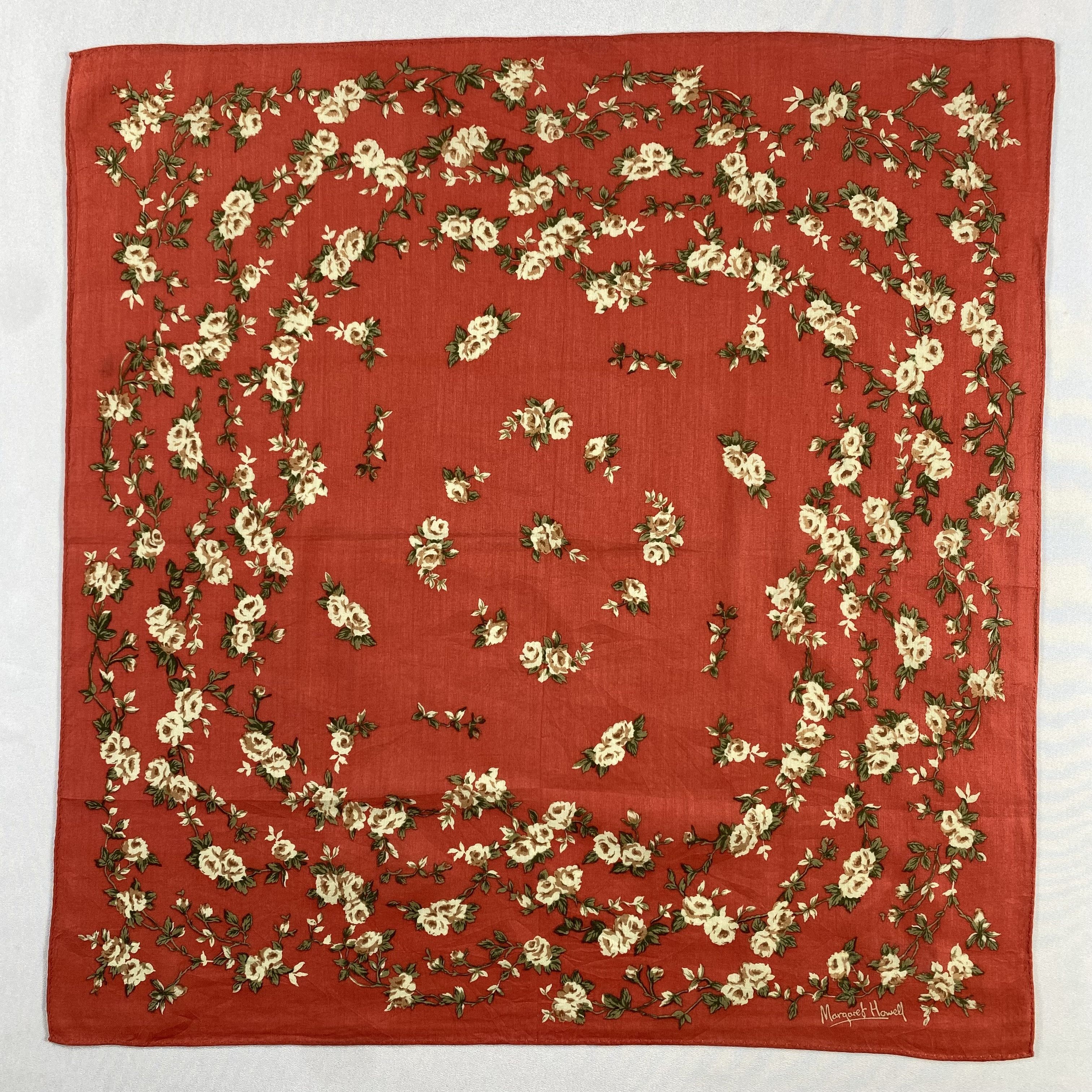 Margaret Howell × Vintage Margaret Howell Bandana/ Handkerchief / Neckerchief-P1269 Size ONE SIZE - 1 Thumbnail
