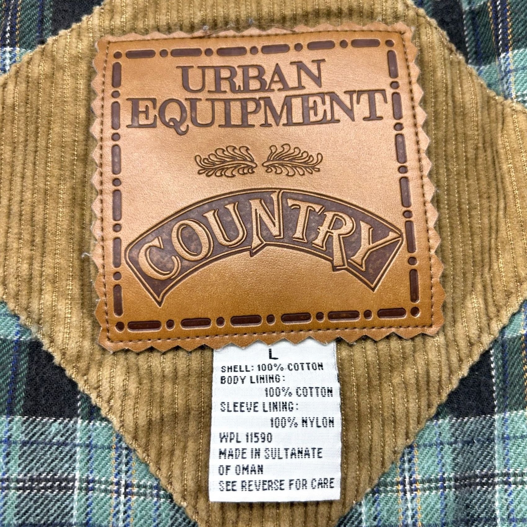 Equipment VINTAGE Urban Equipment Jacket Mens L Black Chore Barn Flannel Lined Canvas 90s Size US L / EU 52-54 / 3 - 6 Thumbnail