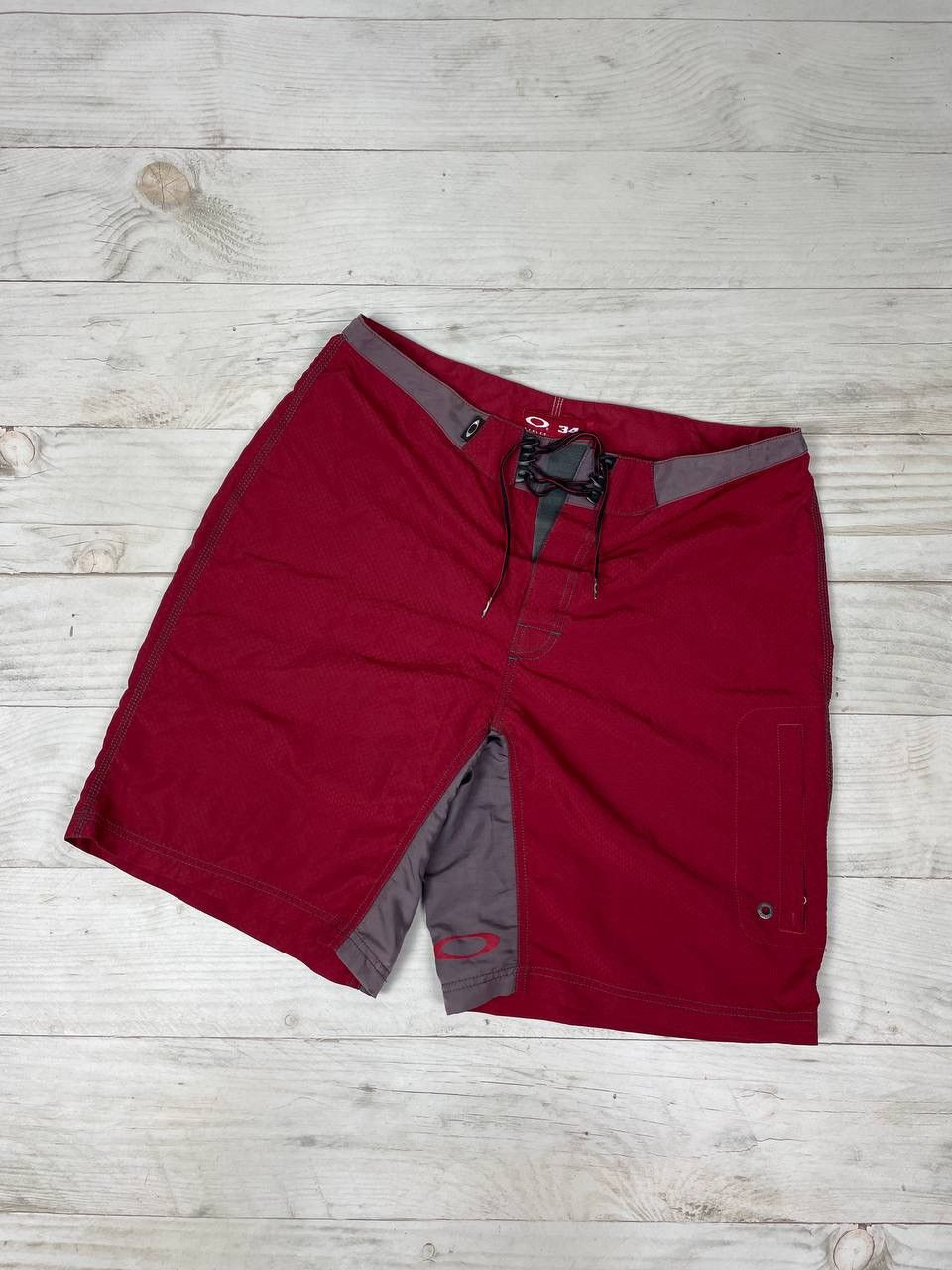 Oakley Vintage Oakley Nylon Shorts 00s Big Logo Swim Board Surf Size US 34 / EU 50 - 1 Thumbnail