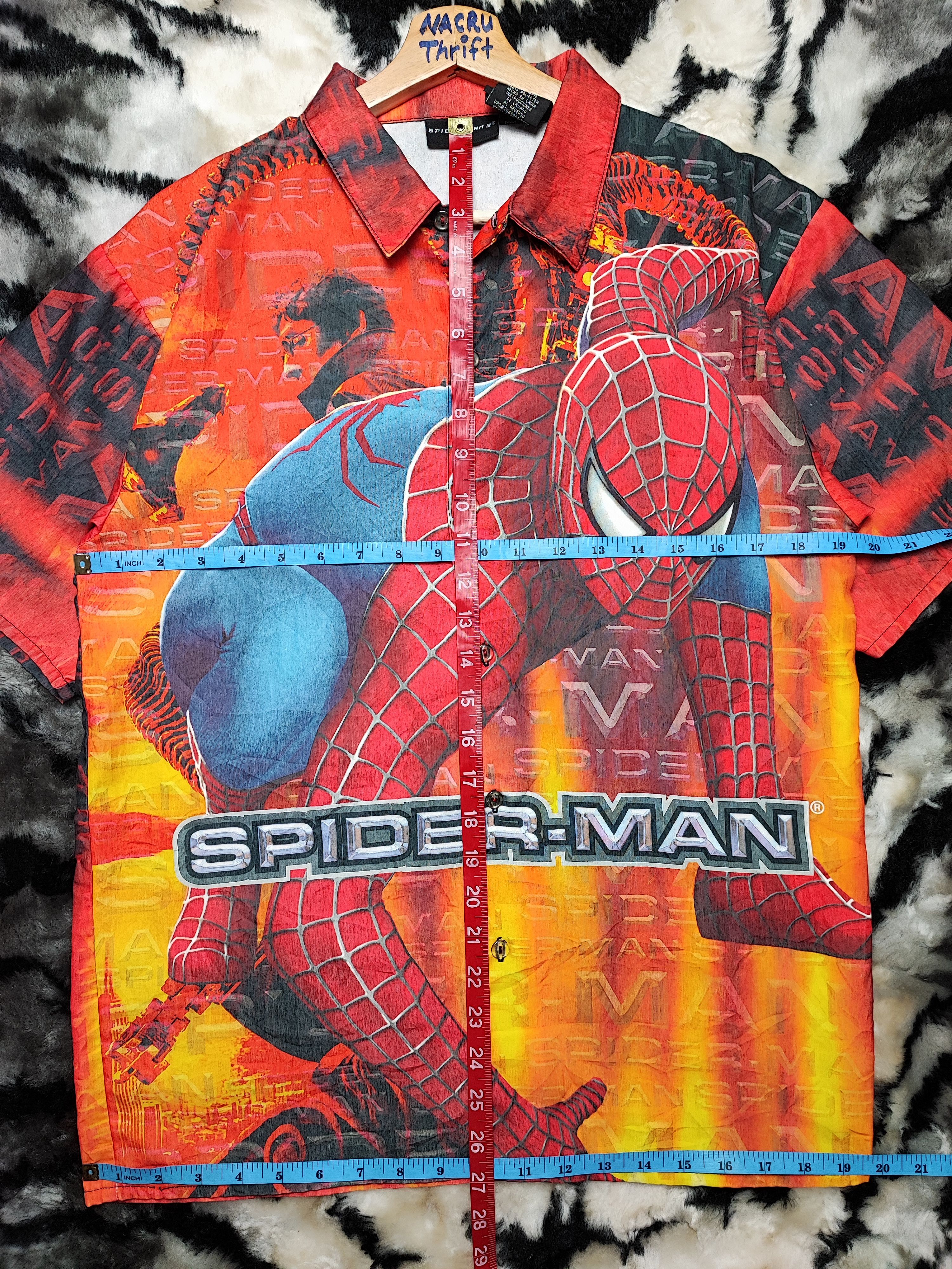 Marvel Comics × Vintage Marvel Shirt Spiderman Size US M / EU 48-50 / 2 - 4 Thumbnail