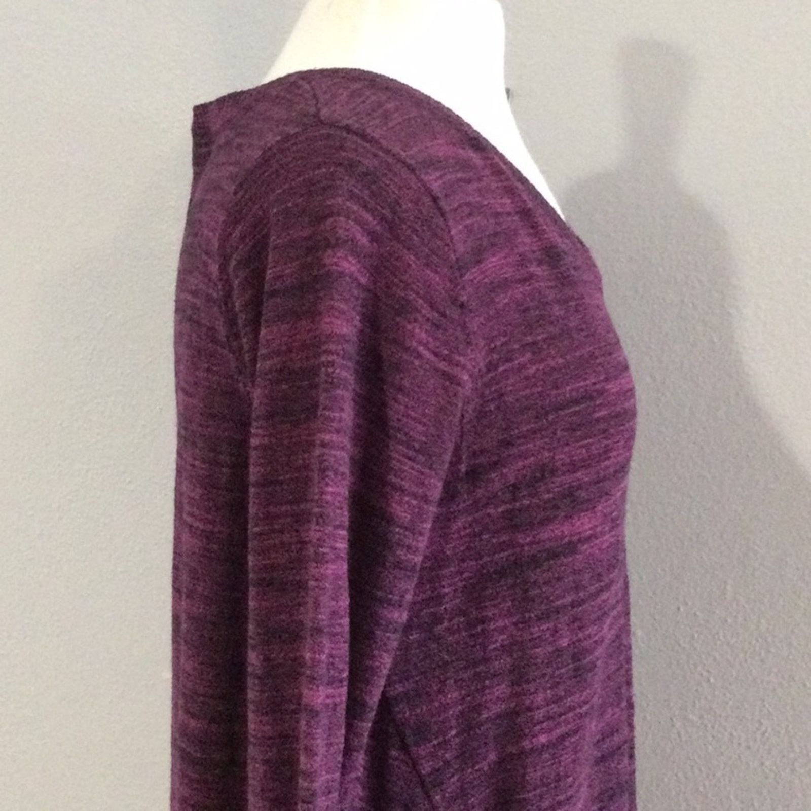 Other LOGO Lori Goldstein Purple Long Sleeve Pockets Sweater M Size M / US 6-8 / IT 42-44 - 6 Thumbnail