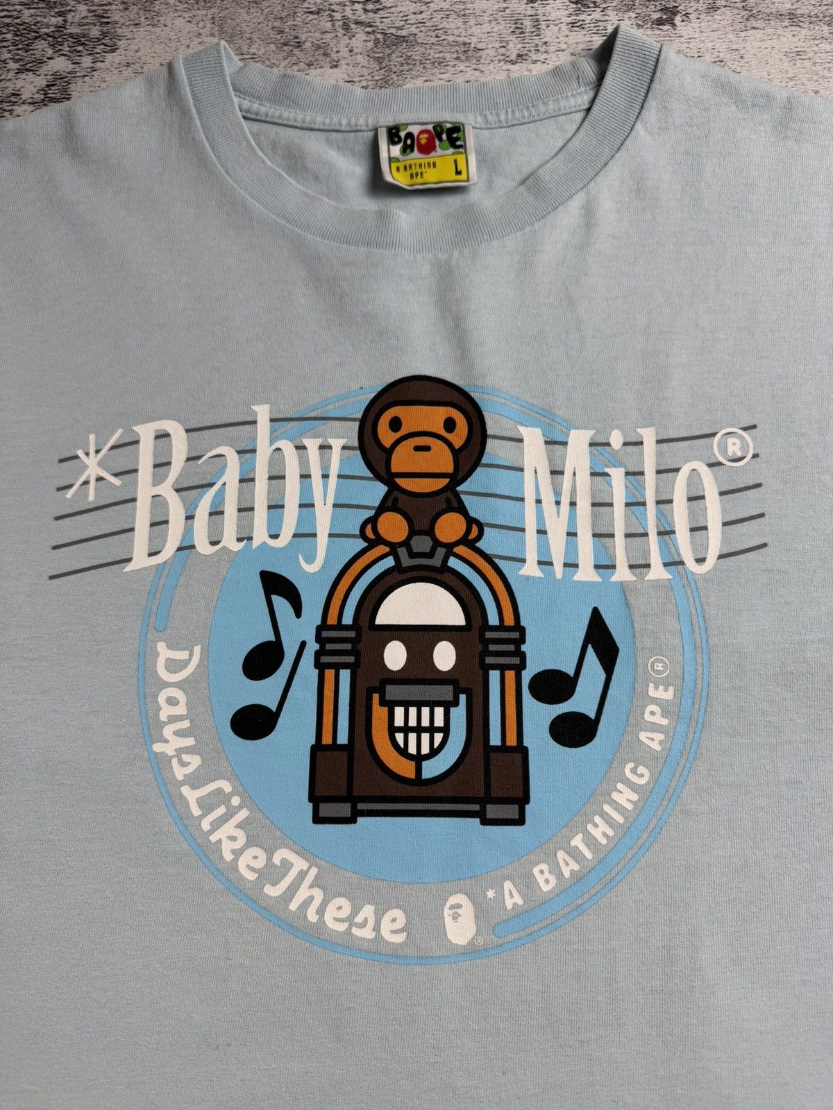 Bape BAPE A Bathing Ape Baby Milo T Shirt Tee Size US L / EU 52-54 / 3 - 8 Thumbnail