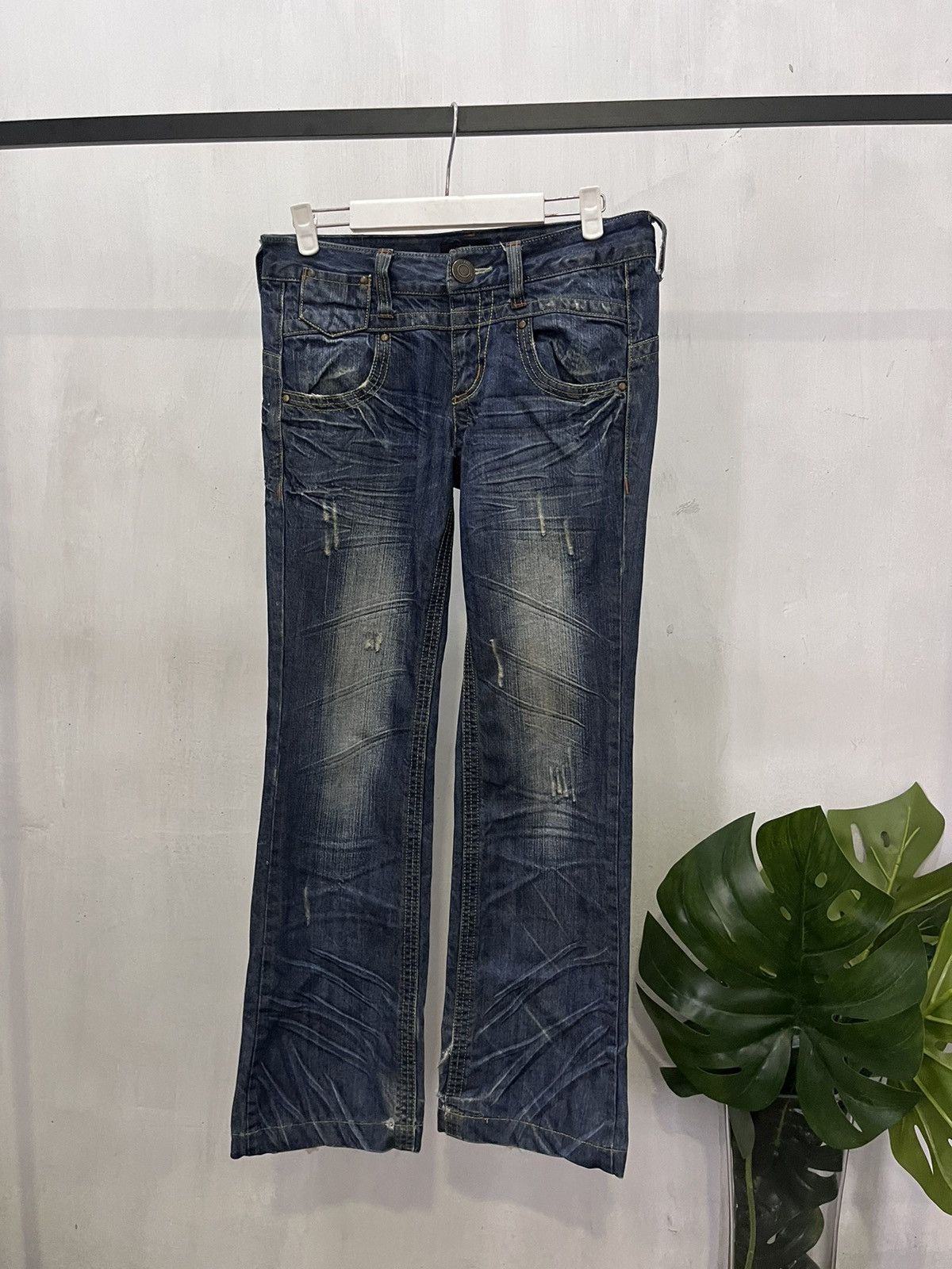 Japanese Brand Vtg Garhina Bootcut Denim Jeans pants Size 32" / US 10 / IT 46 - 1 Thumbnail
