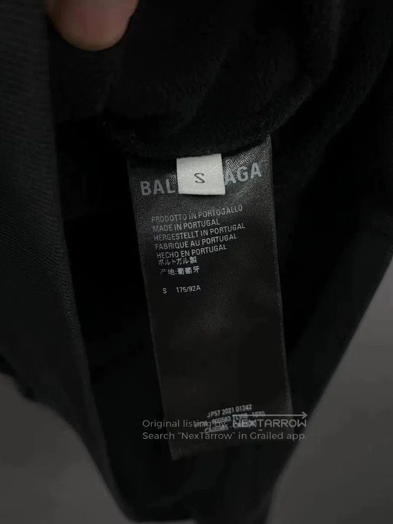 Balenciaga Balenciaga Embroidered Logo Hoodie Sweatshirt. Size US S / EU 44-46 / 1 - 3 Thumbnail