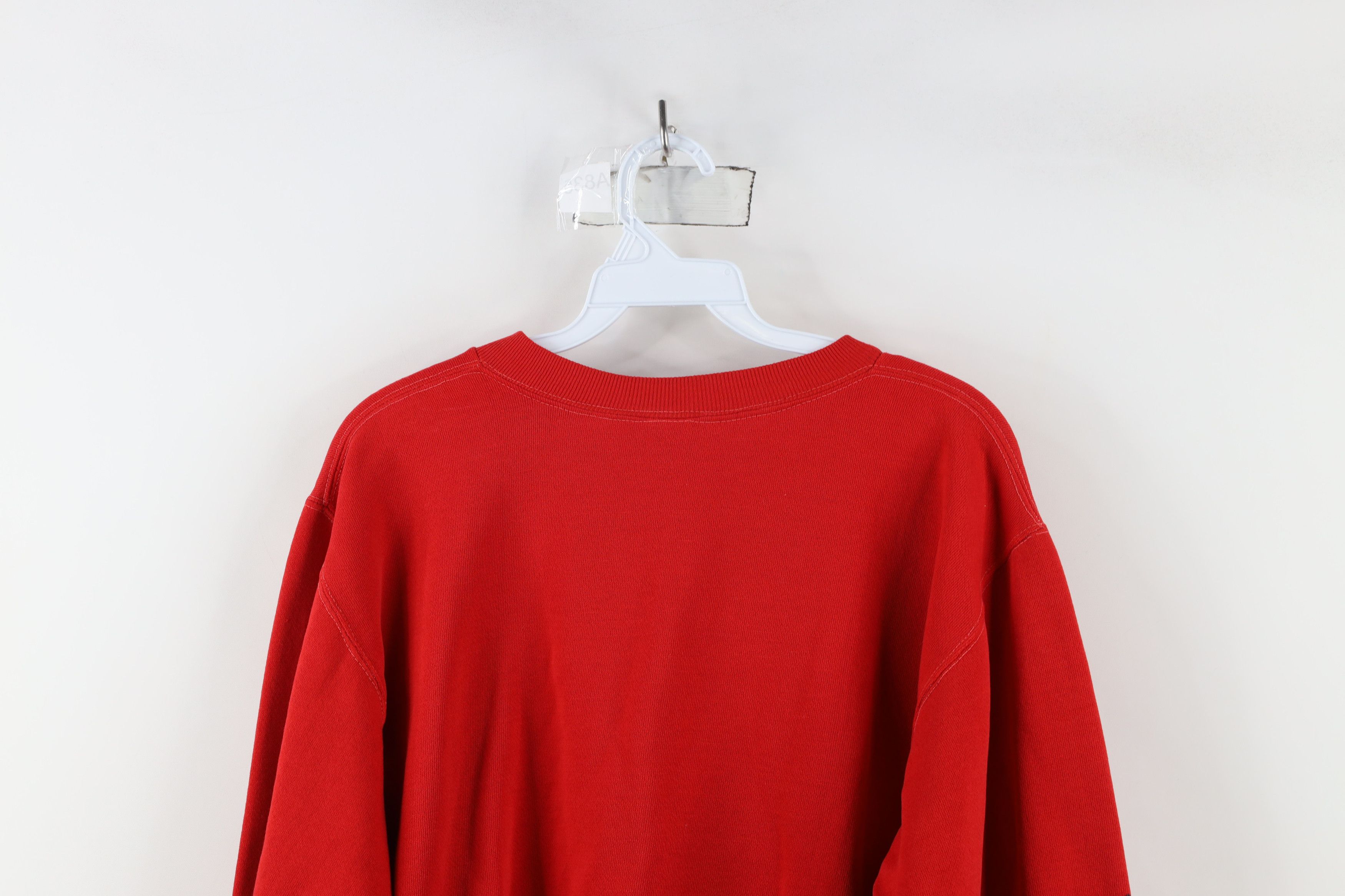 Russell Athletic × Vintage Vintage 70s Russell Athletic Crewneck Sweatshirt Red USA Size S / US 4 / IT 40 - 12 Thumbnail