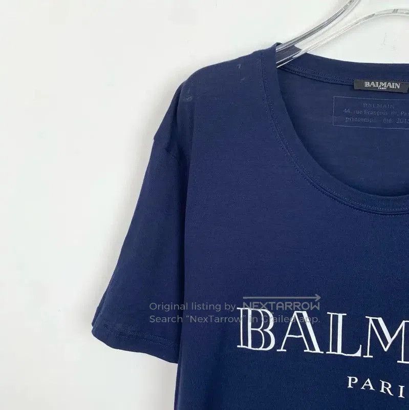 Balmain Balmain Women's Cotton Graphic T-Shirt . Size M / US 6-8 / IT 42-44 - 3 Thumbnail