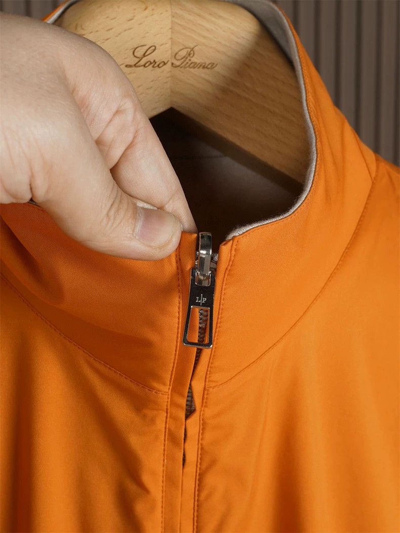 Loro Piana LORO PIANA Bomber double-faced jacket Size US XL / EU 56 / 4 - 8 Thumbnail
