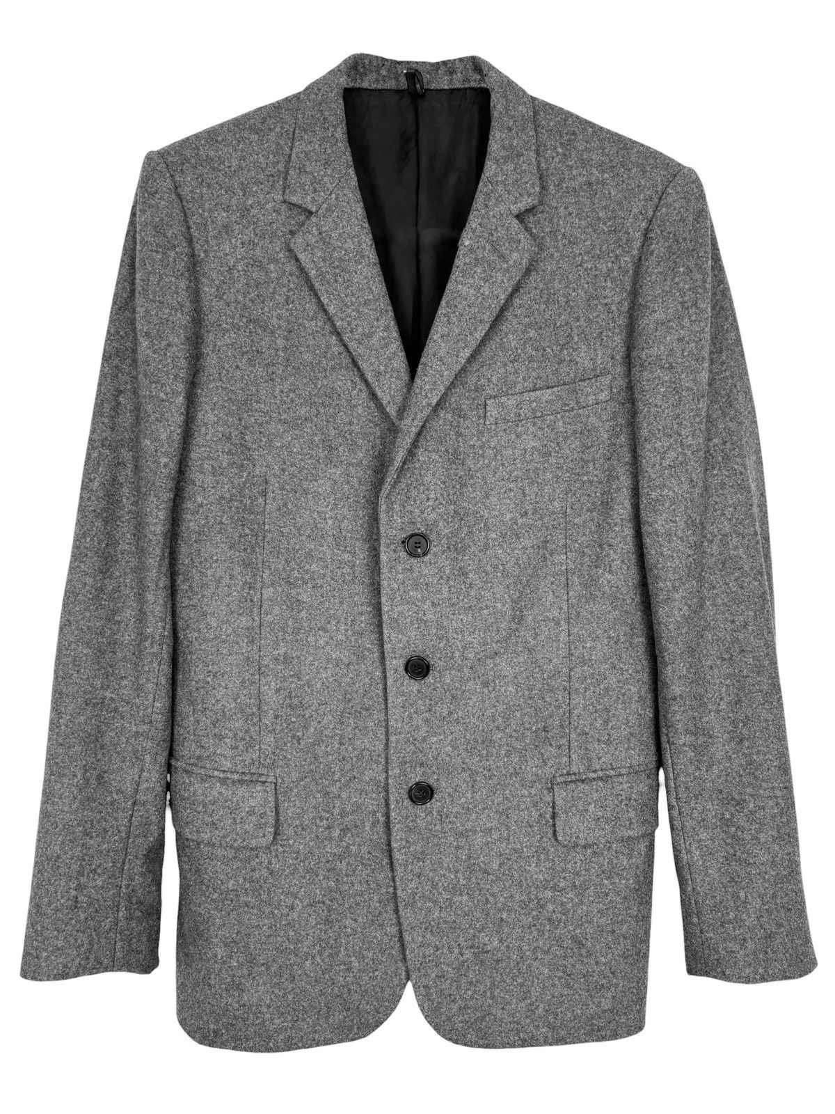 Dior × Hedi Slimane A/W 2002 Runway Wool Blazer (AW02/FW02, Suit Jacket, Homme) Size 50R - 1 Thumbnail